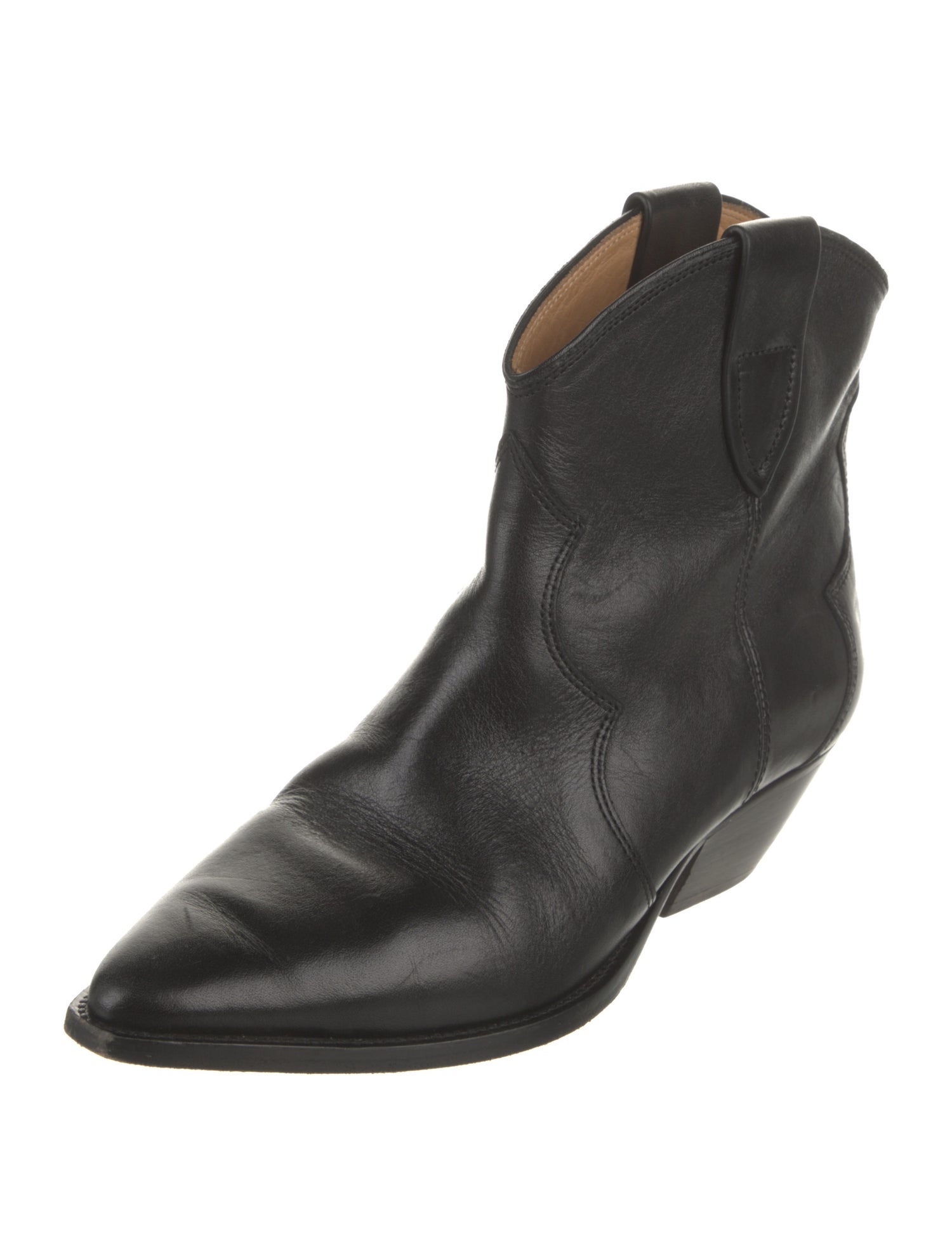 Isabel Marant Leather Western Boots