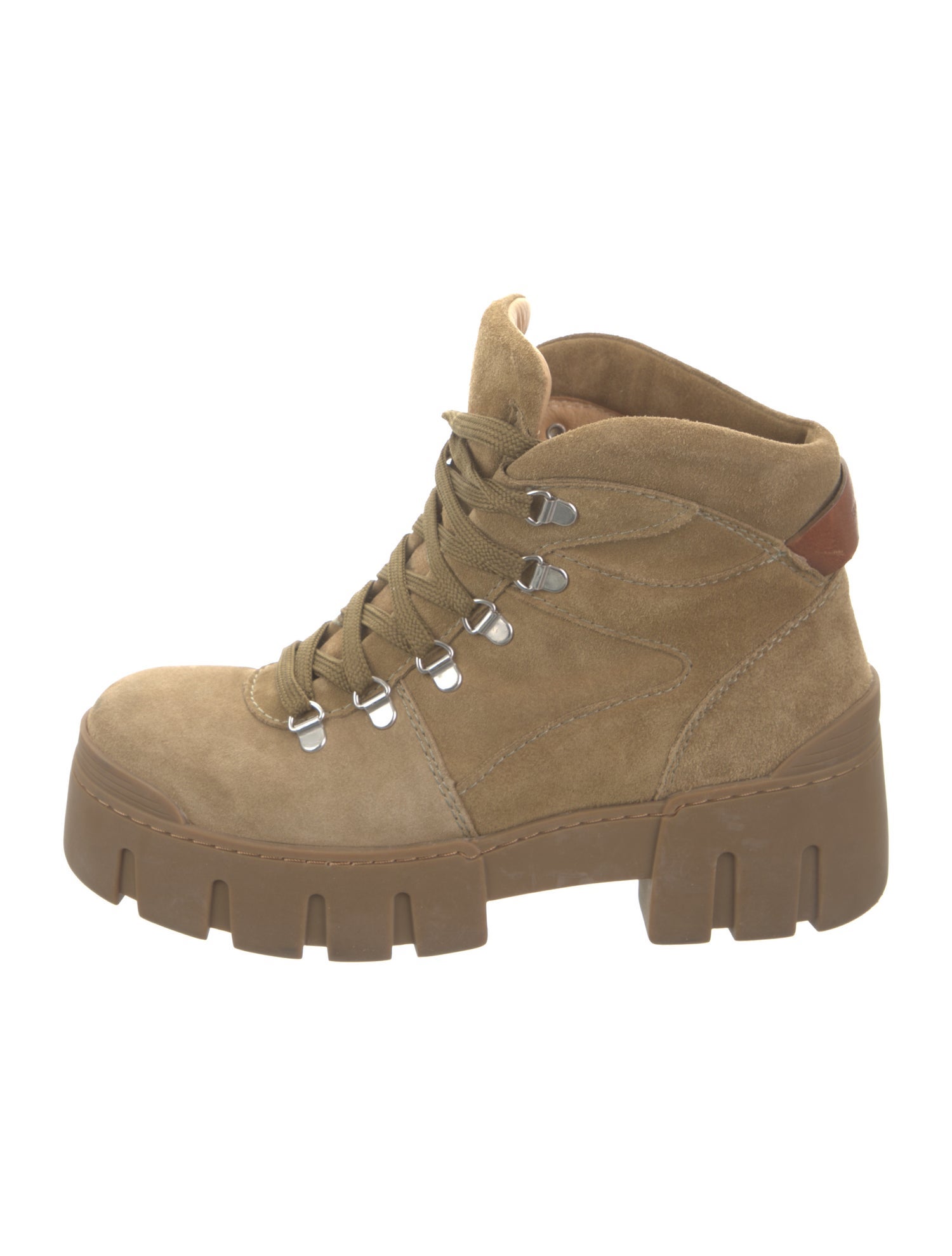 Isabel Marant Suede Leather Trim Embellishment Snow Boots