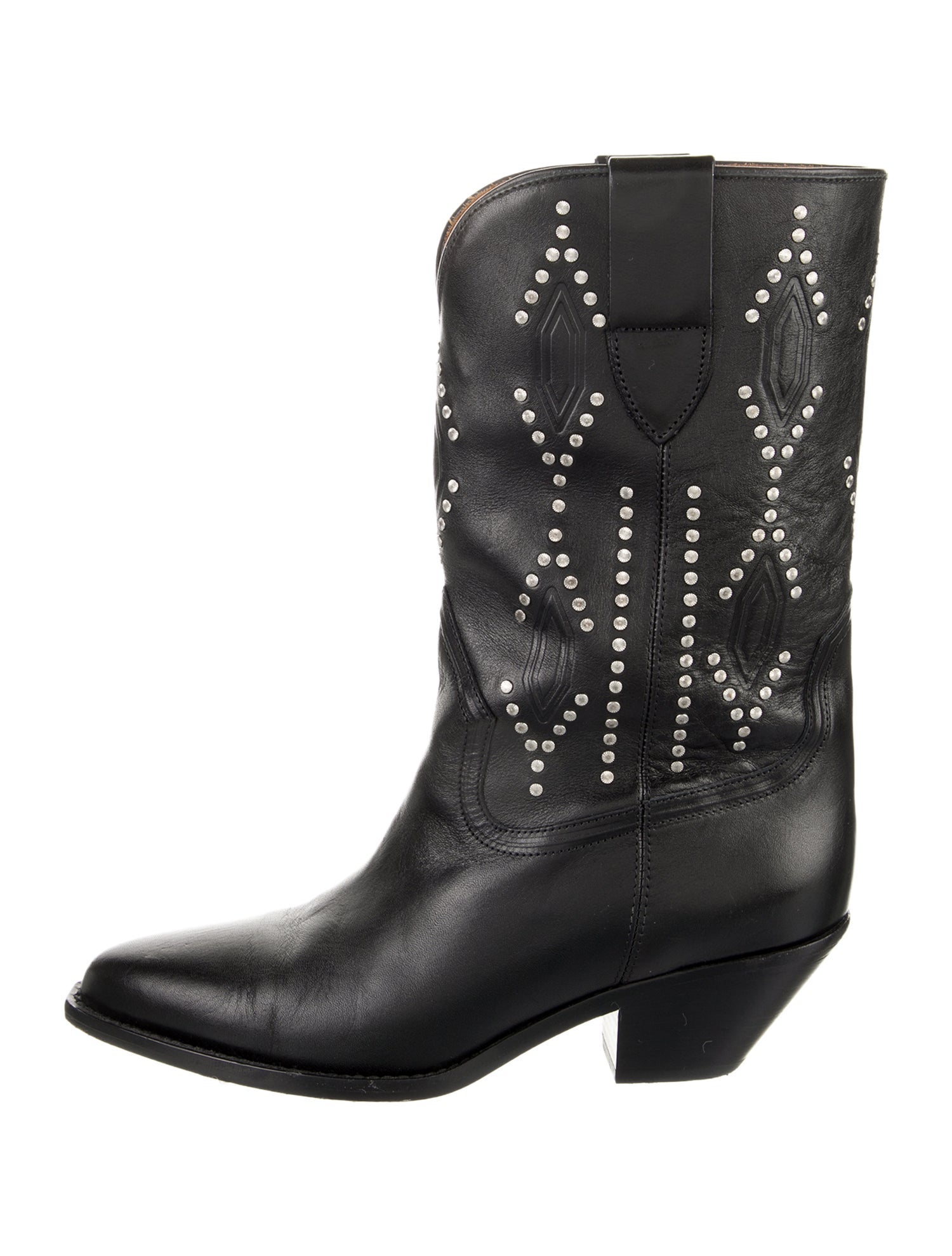 Isabel Marant Leather Western Boots