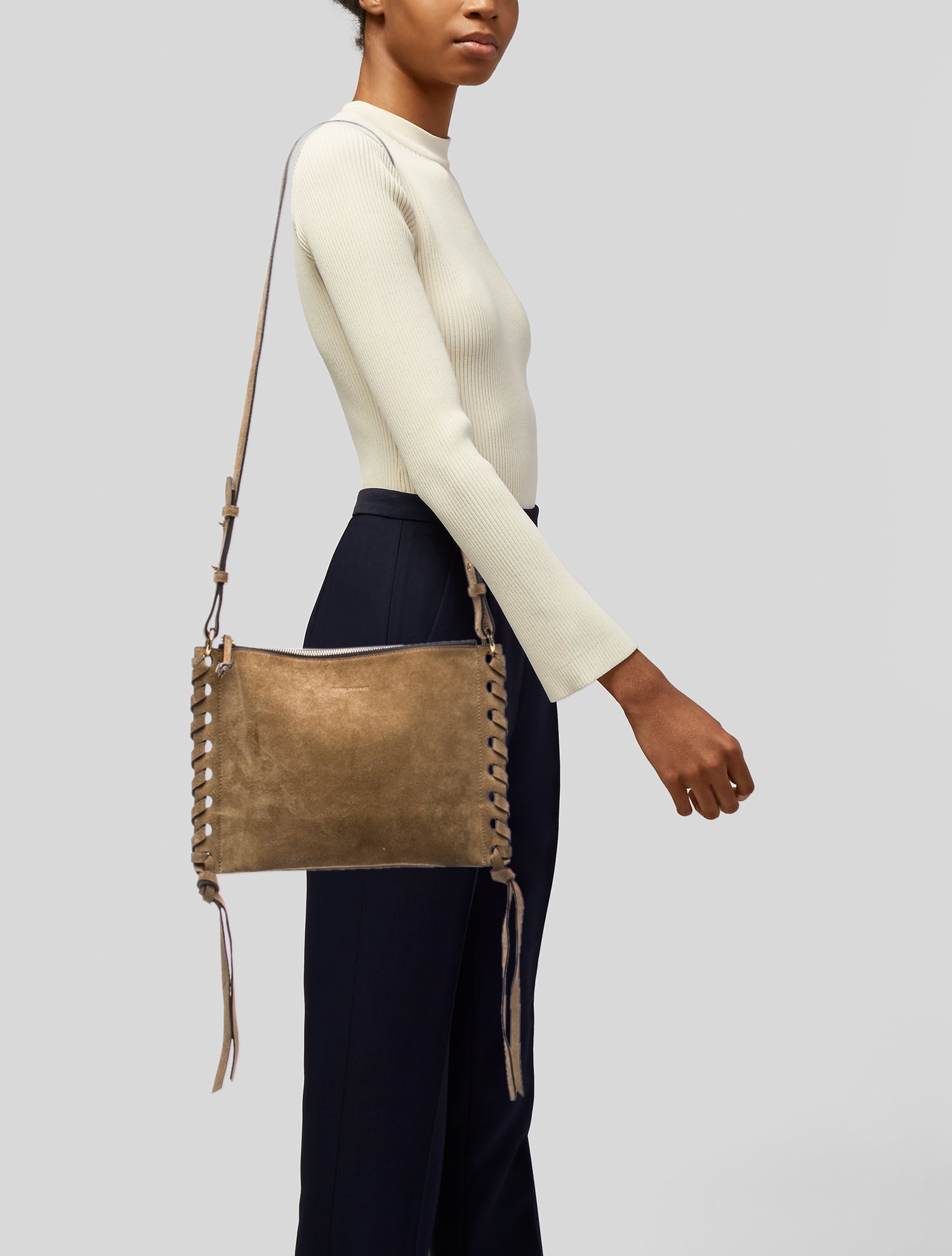 Isabel Marant Suede Messenger Bag