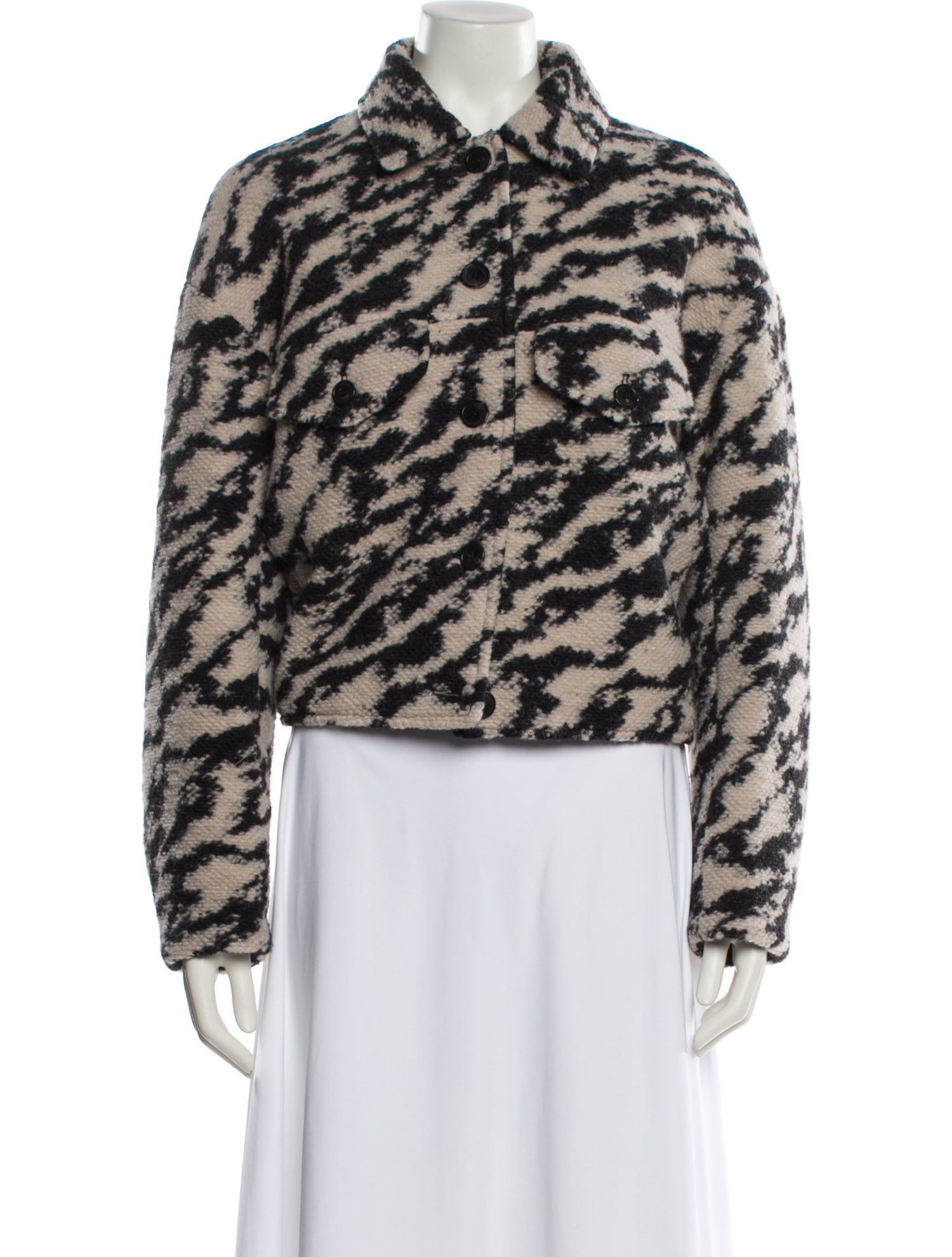 Étoile Isabel Marant Virgin Wool Printed Jacket