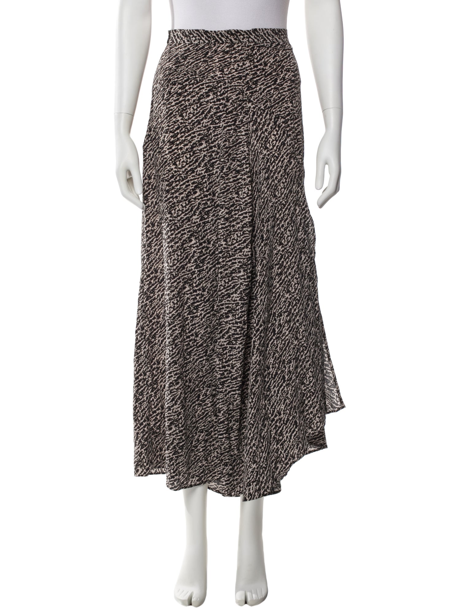 Isabel Marant Silk Midi Length Skirt