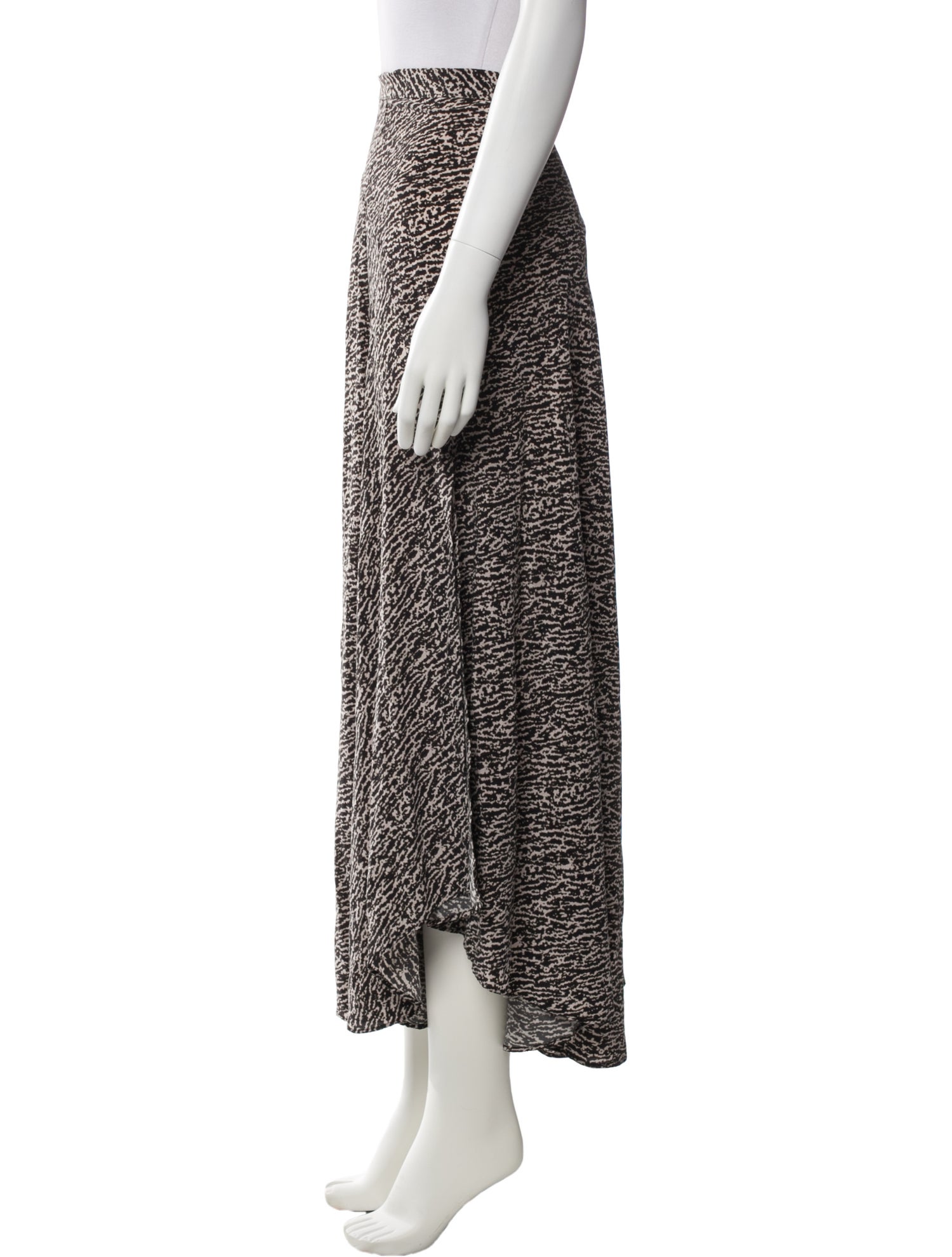 Isabel Marant Silk Midi Length Skirt