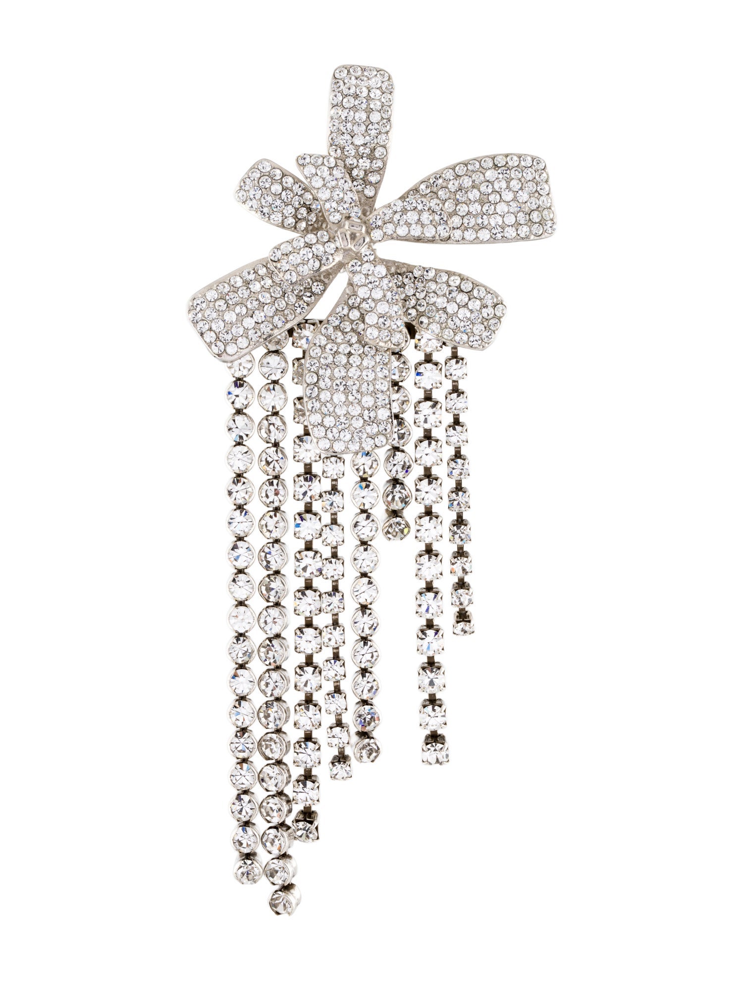 Isabel Marant Crystal Embellished Clip-On Single Earring