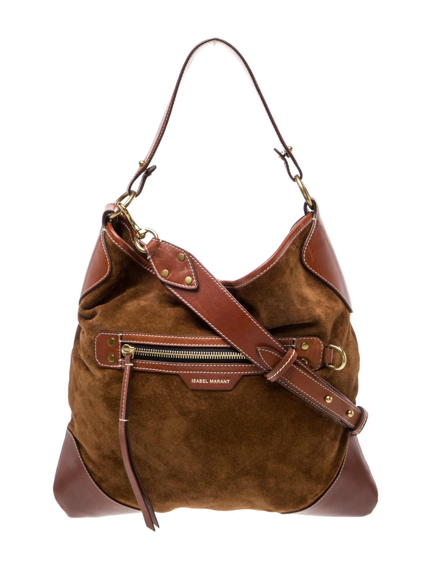 Isabel Marant Suede Top Handle Bag