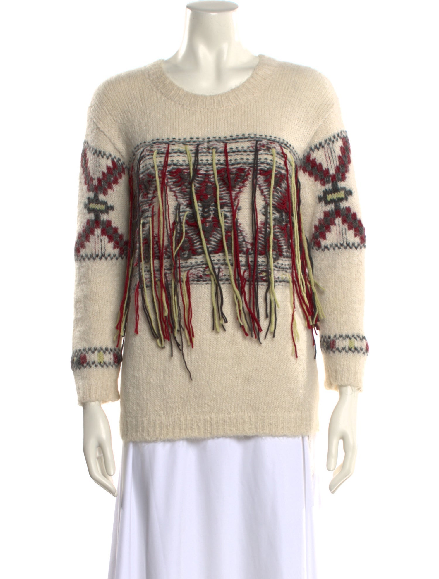 Étoile Isabel Marant Printed Scoop Neck Sweater