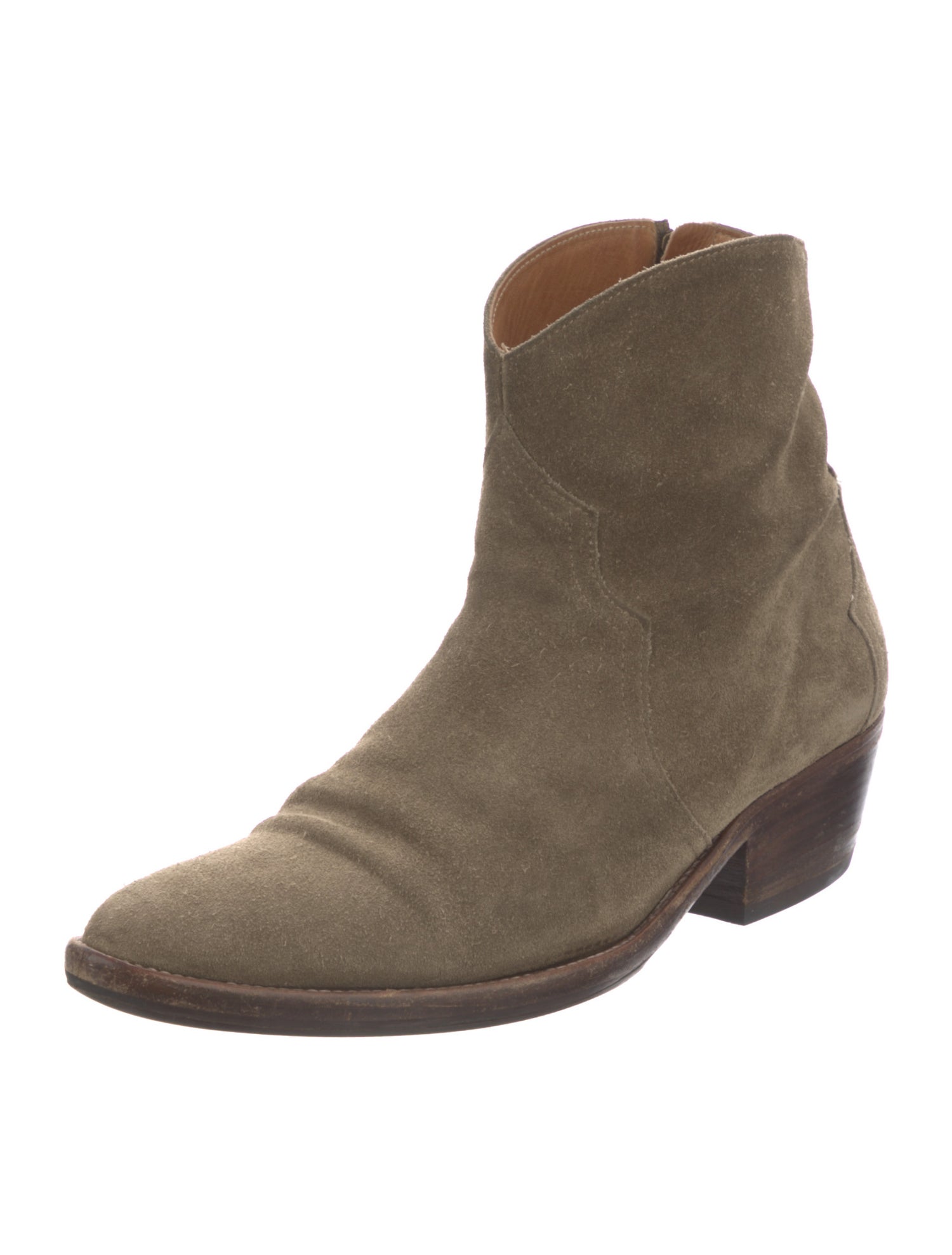 Isabel Marant Suede Western Boots
