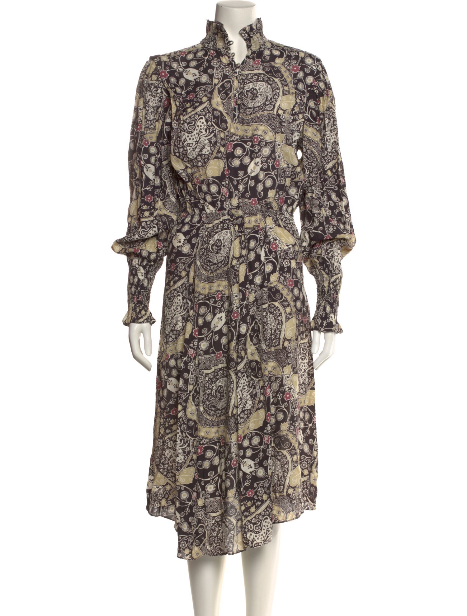 Isabel Marant Paisley Print Long Dress