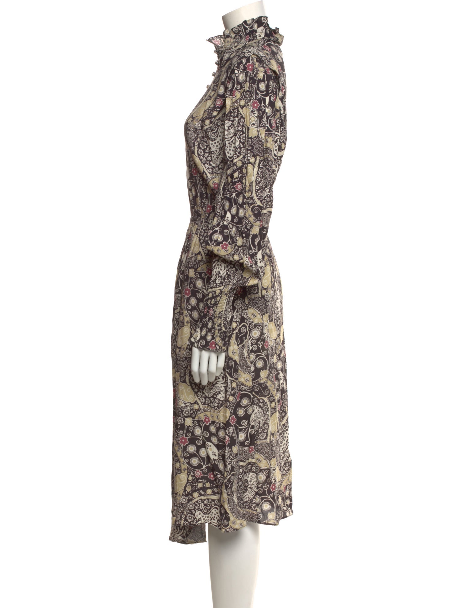 Isabel Marant Paisley Print Long Dress