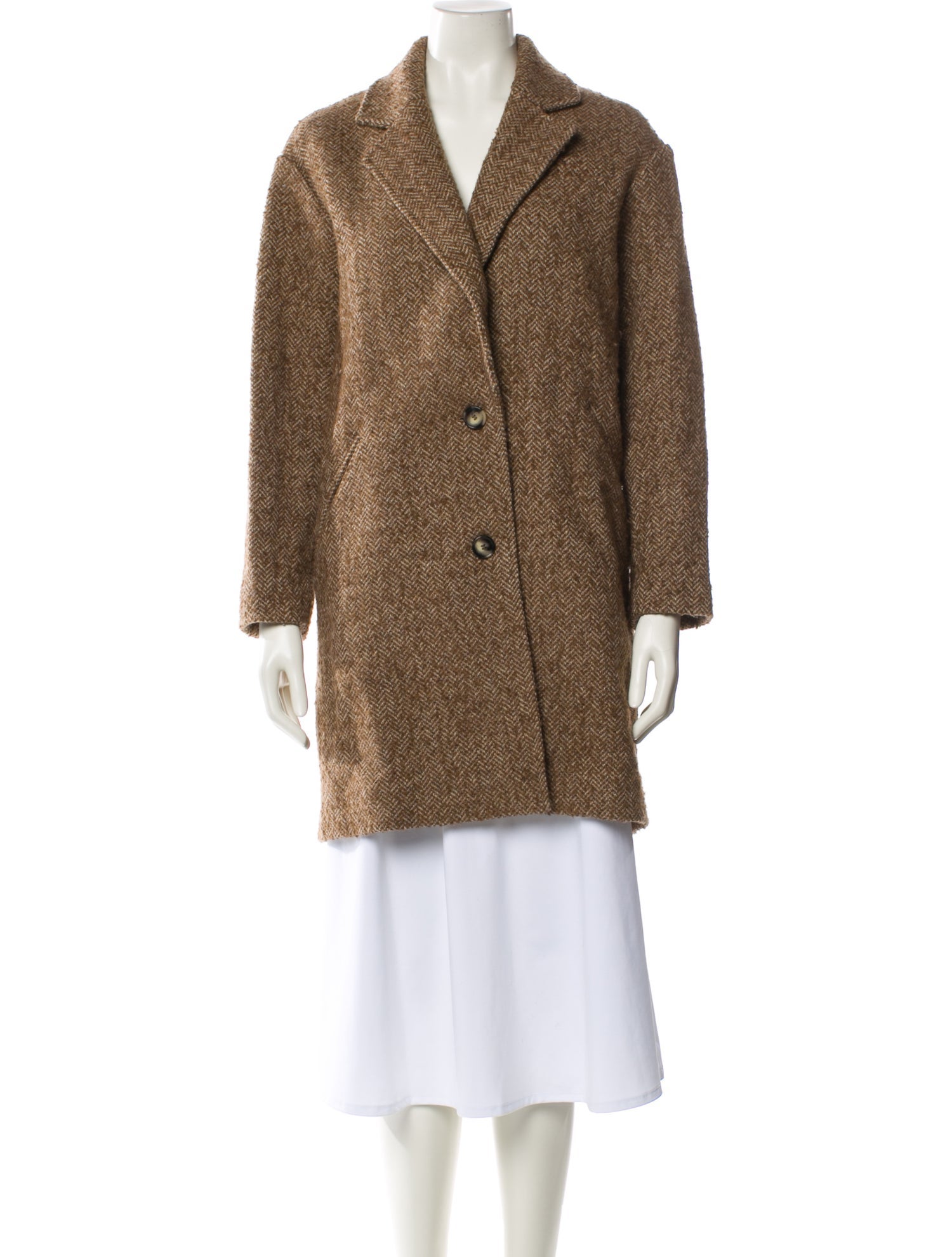 Isabel Marant Wool Plaid Print Jacket