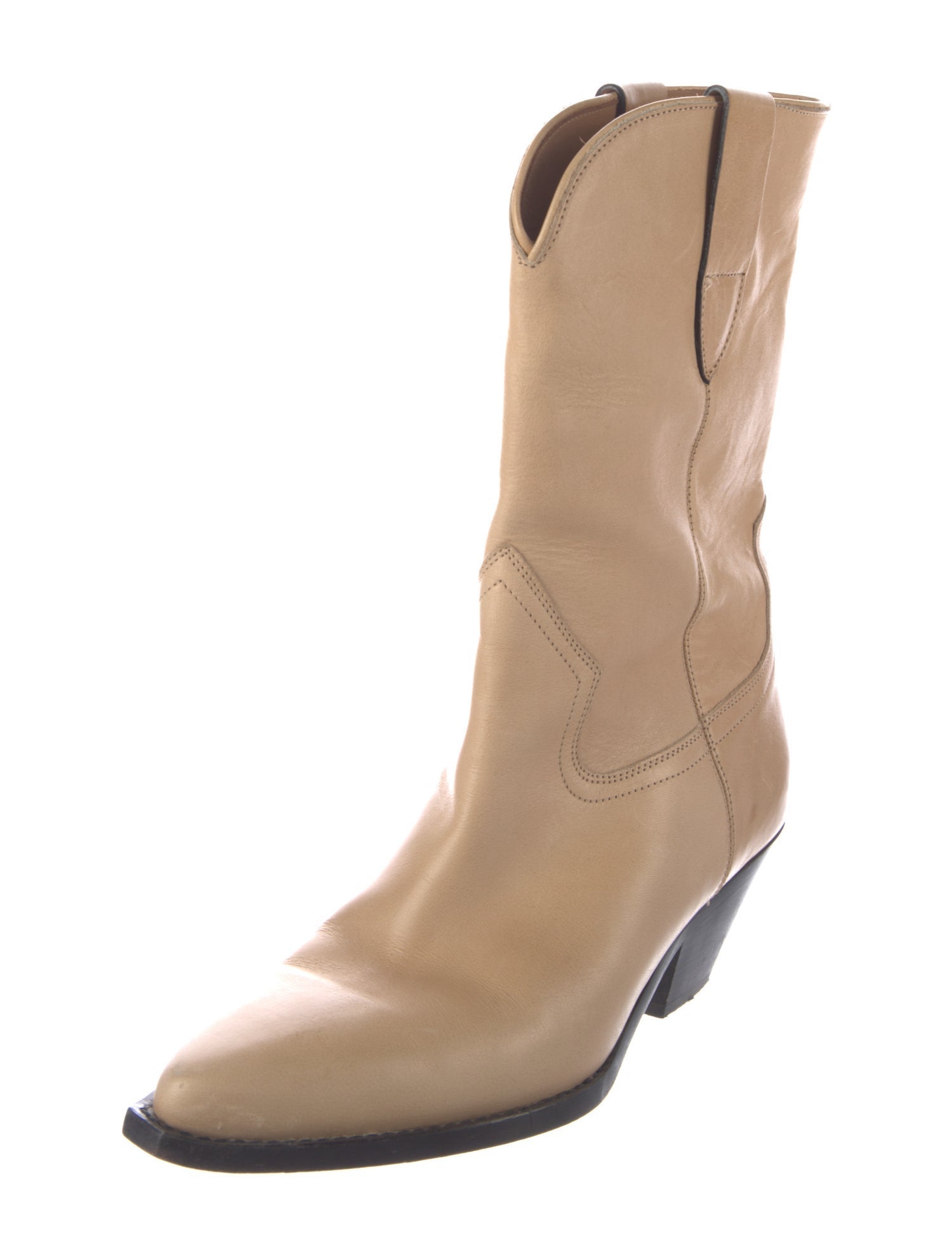 Isabel Marant Leather Western Boots