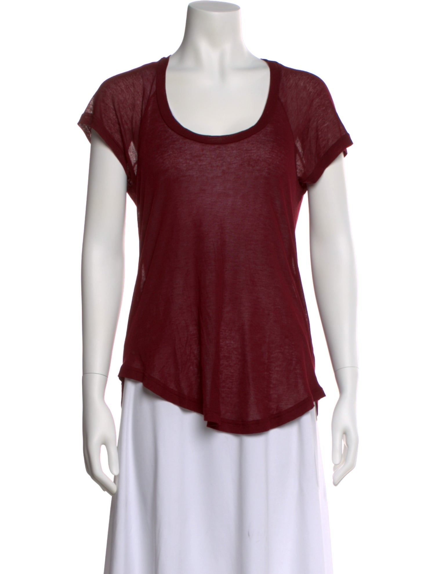 Isabel Marant Scoop Neck Short Sleeve T-Shirt