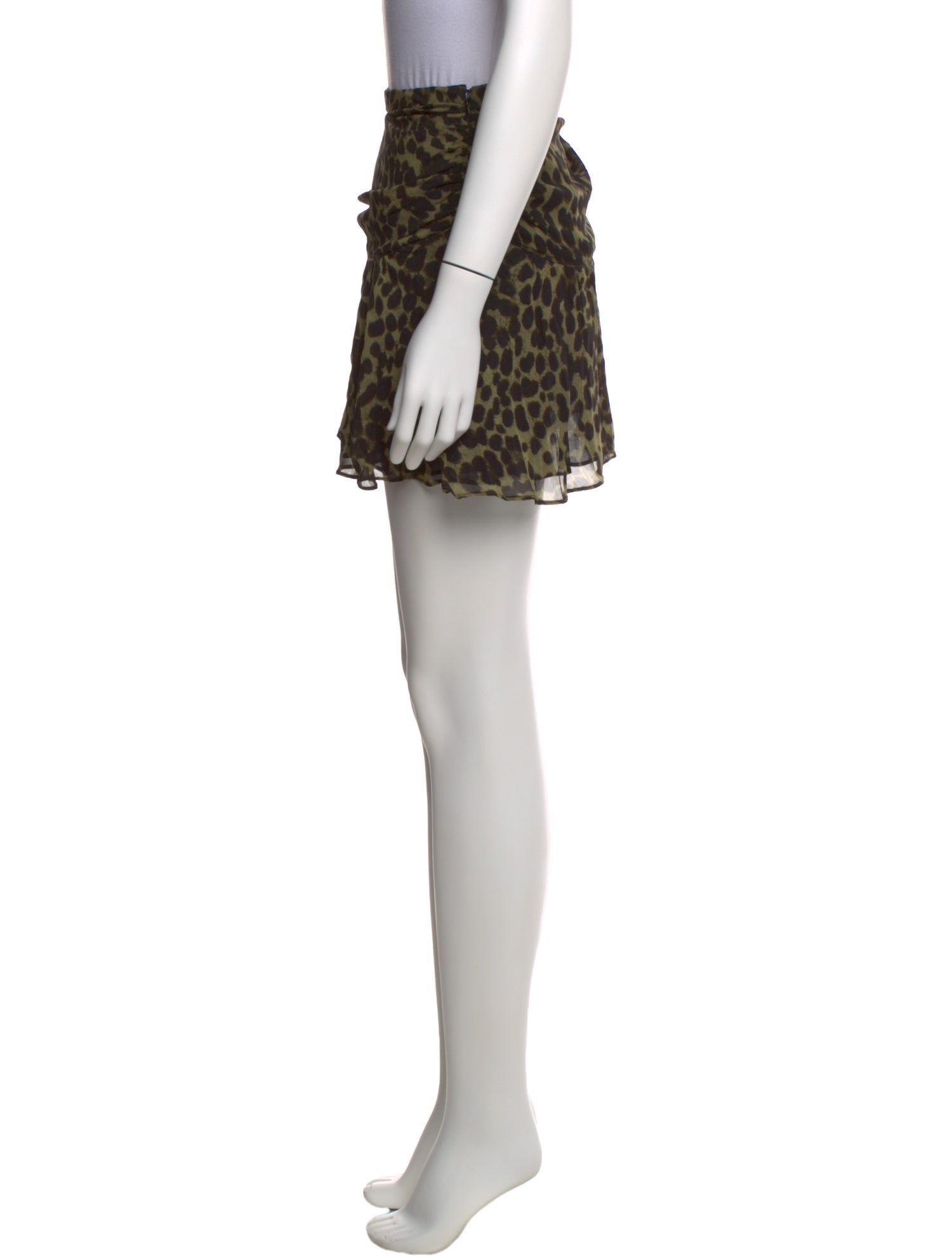 Isabel Marant Animal Print Mini Skirt