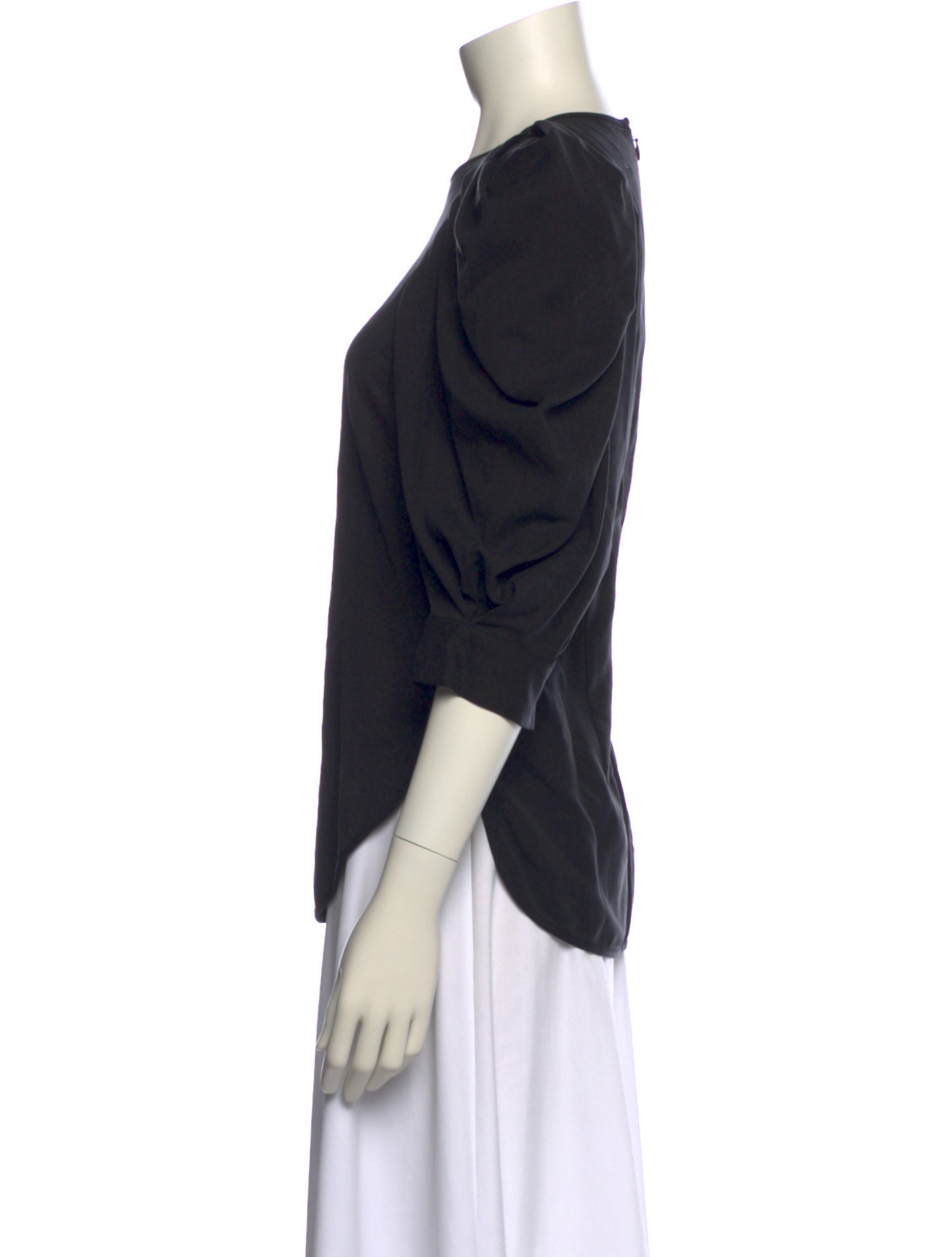 Isabel Marant Crew Neck Three-Quarter Sleeve Top