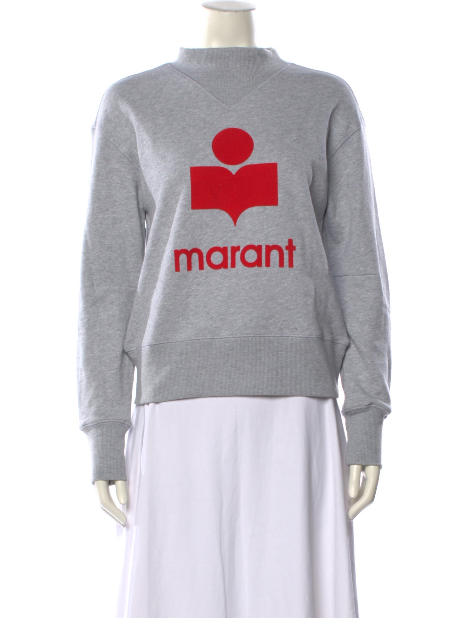 Isabel Marant Graphic Print Crew Neck Sweater