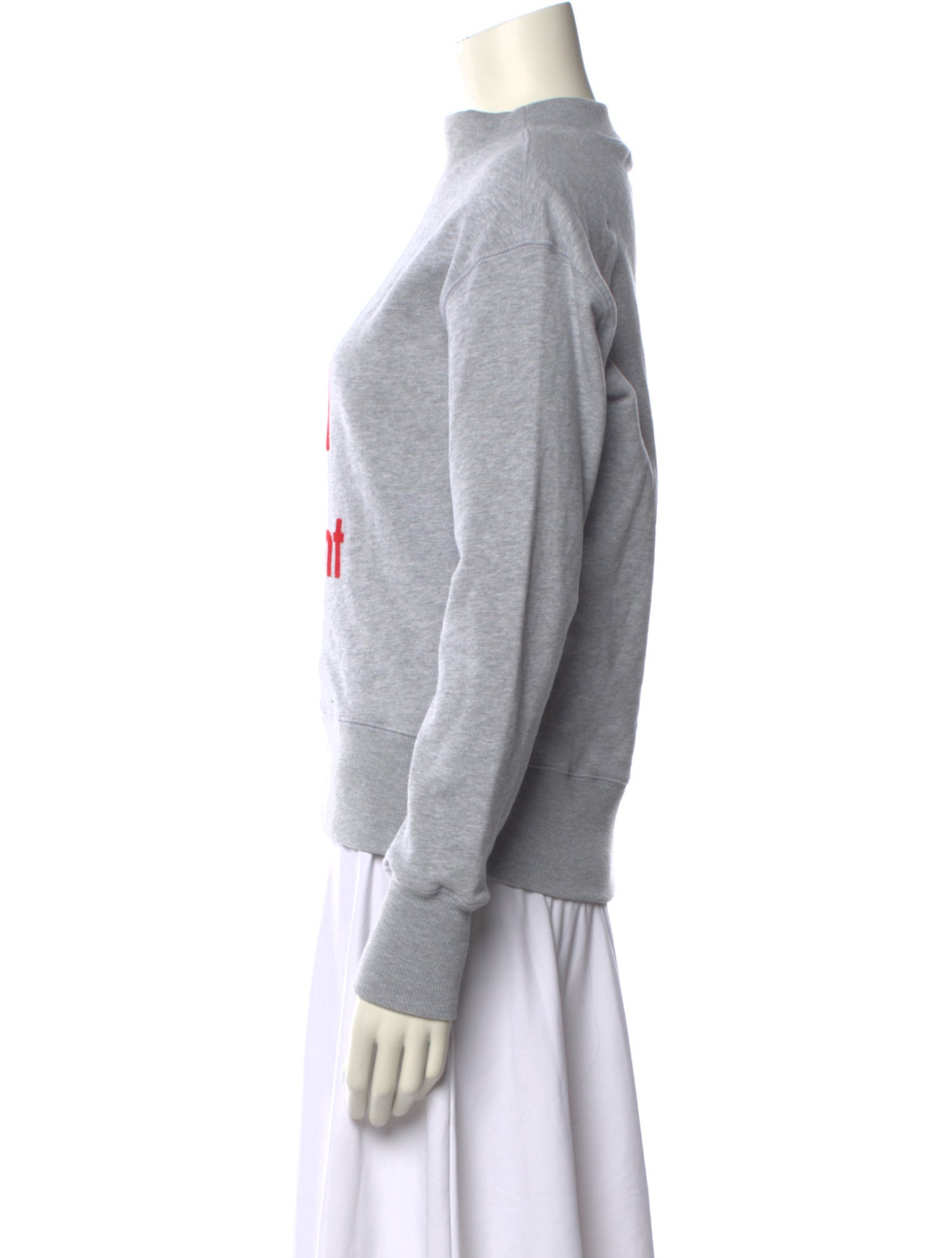 Isabel Marant Graphic Print Crew Neck Sweater