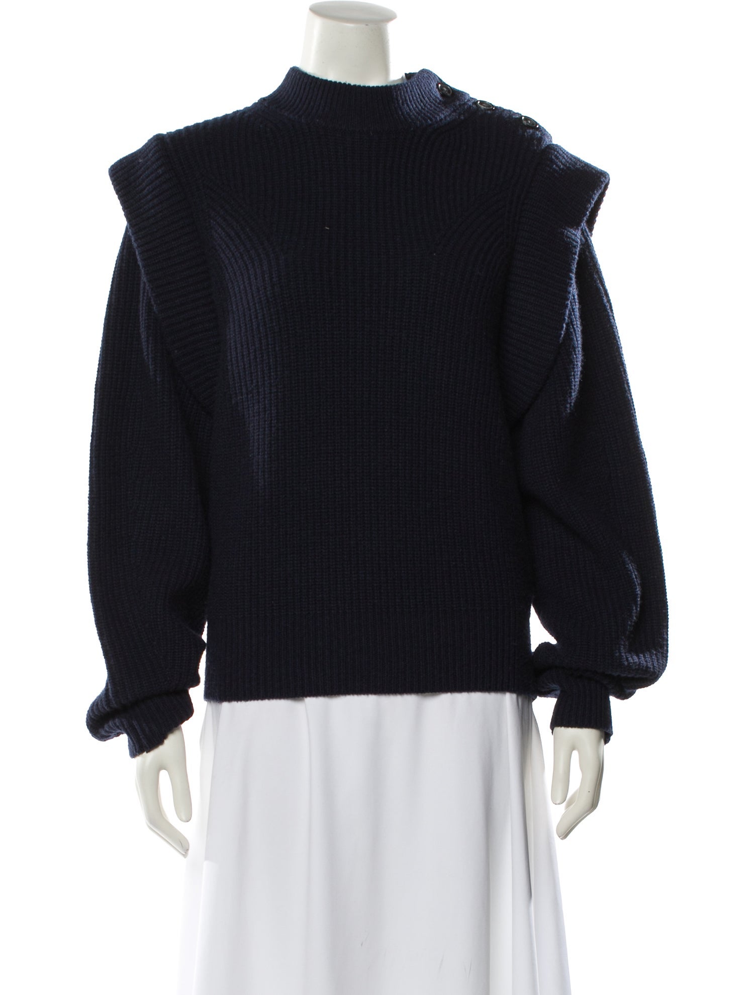 Isabel Marant Cashmere Mock Neck Sweater