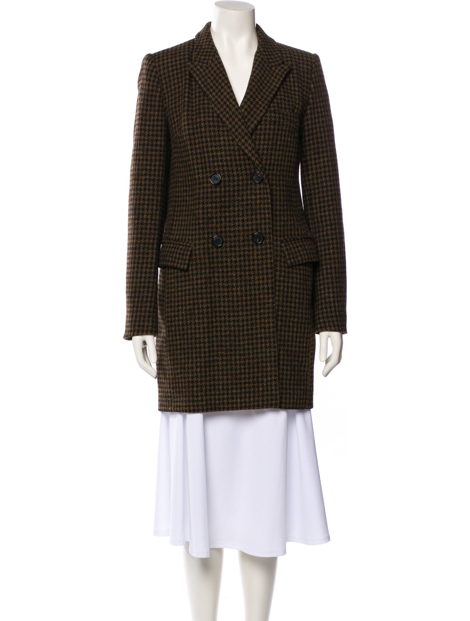 Isabel Marant Wool Houndstooth Print Blazer