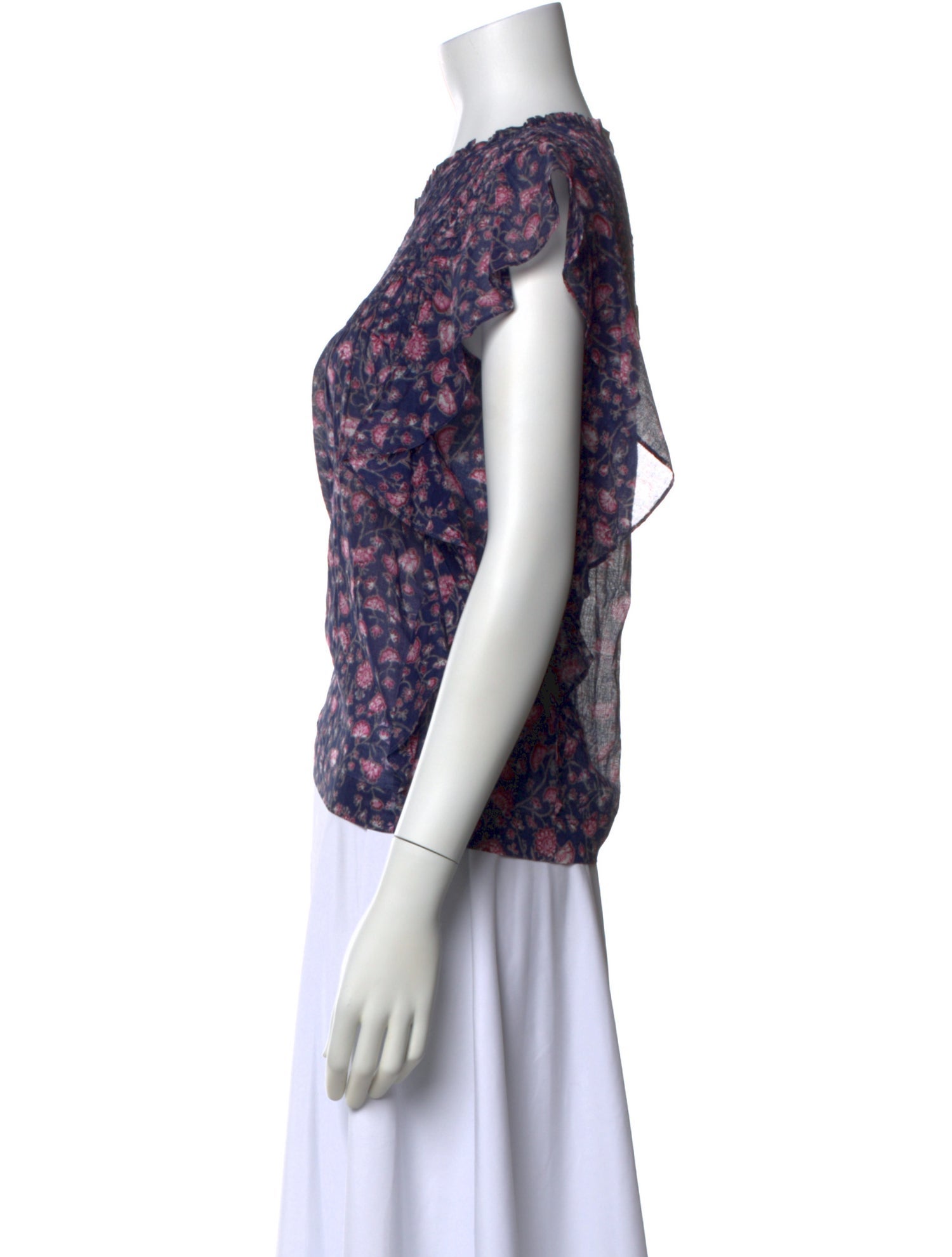 Isabel Marant Floral Print Crew Neck Top