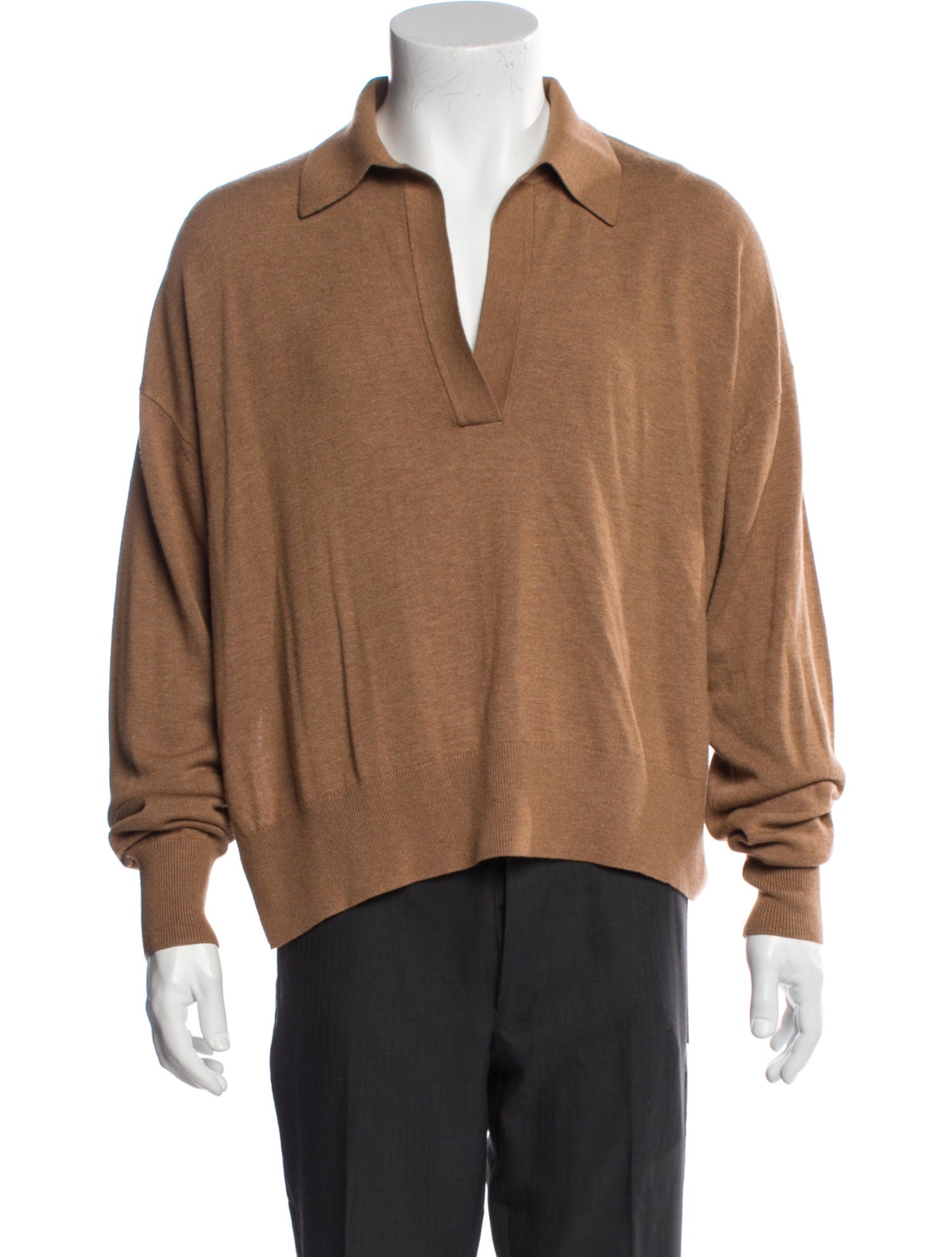 Isabel Marant V-Neck Long Sleeve Polo Sweater w/ Tags