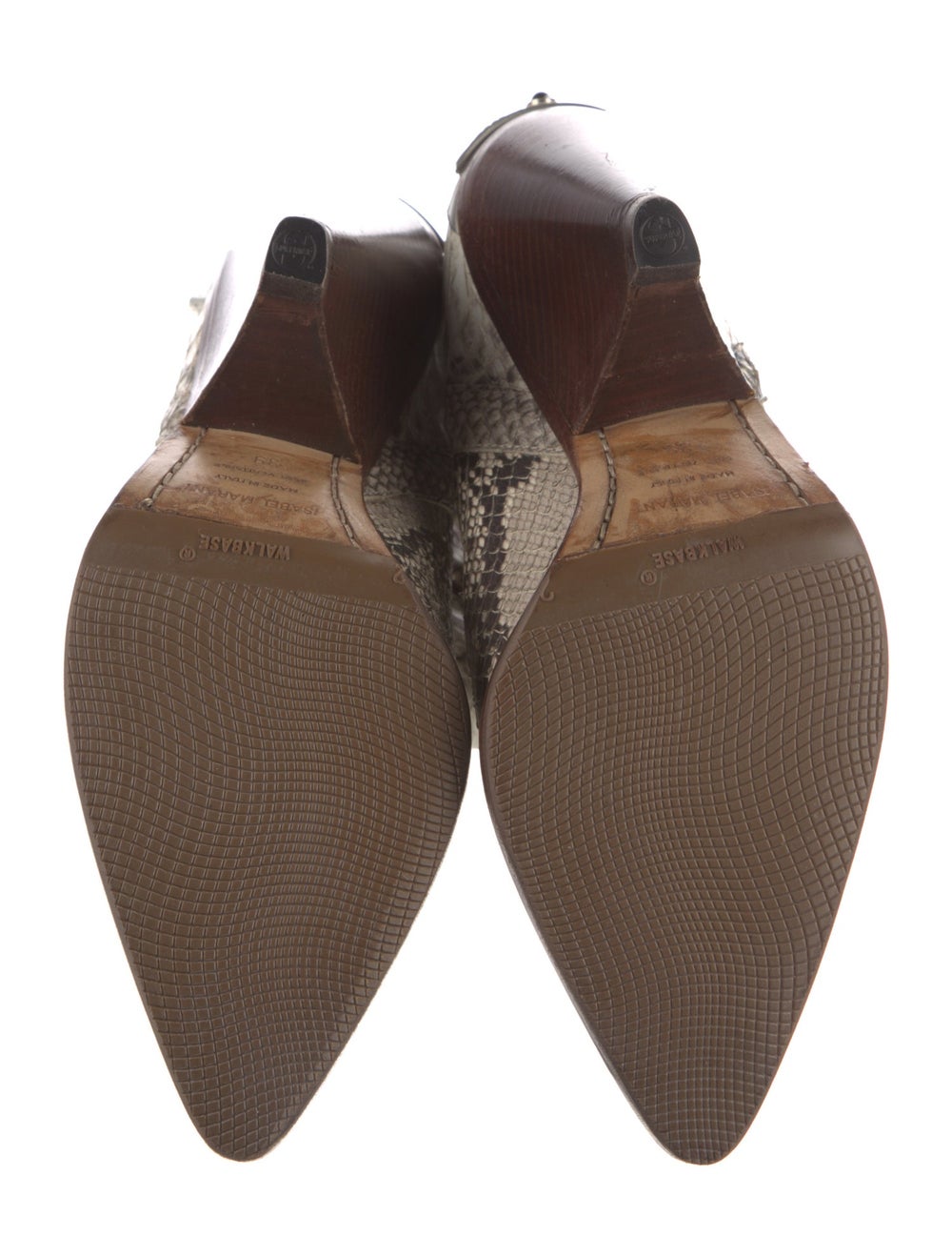 Isabel Marant Python Ankle Boots Brown & Neutrals… - image 5