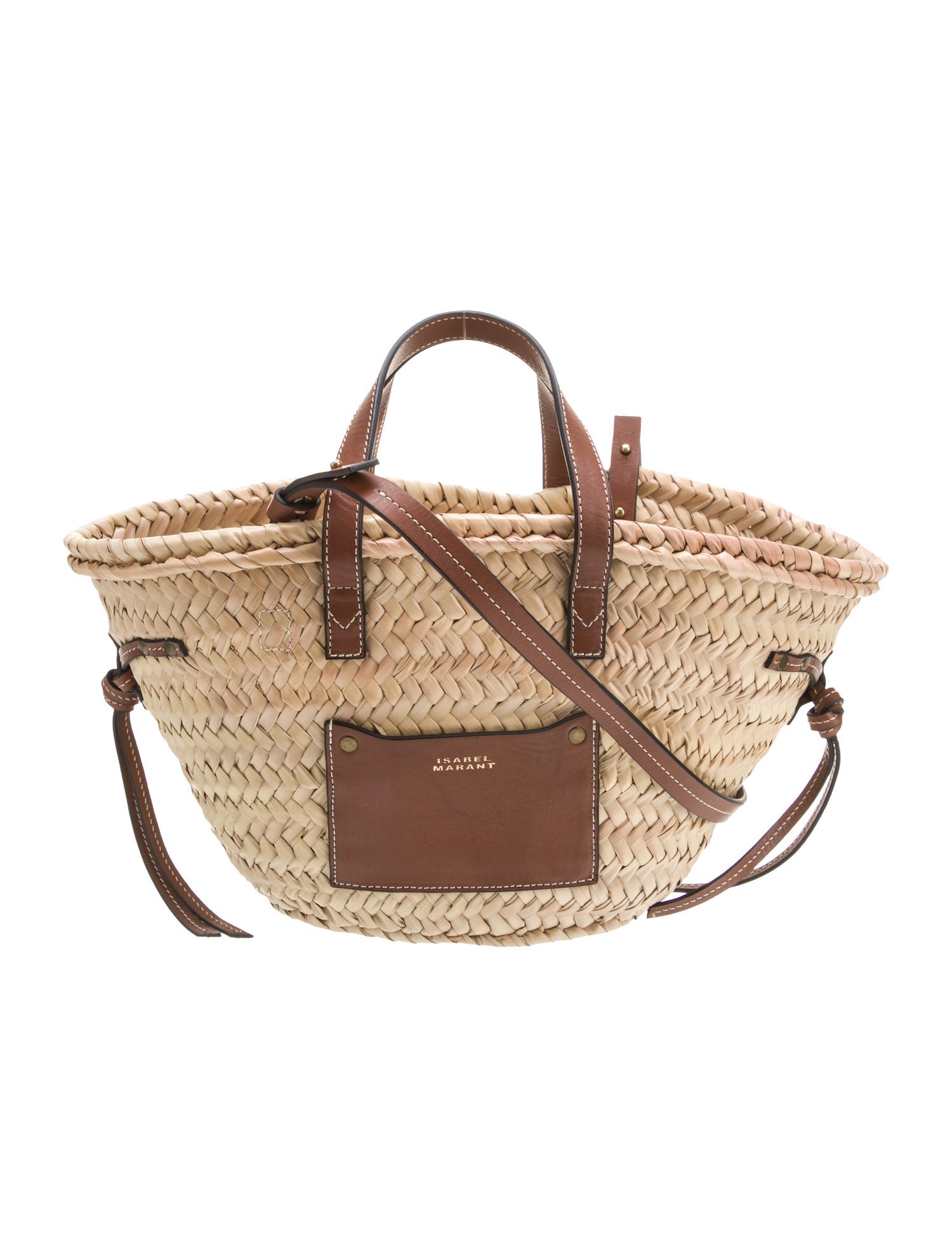 Isabel Marant Straw Top Handle Bag