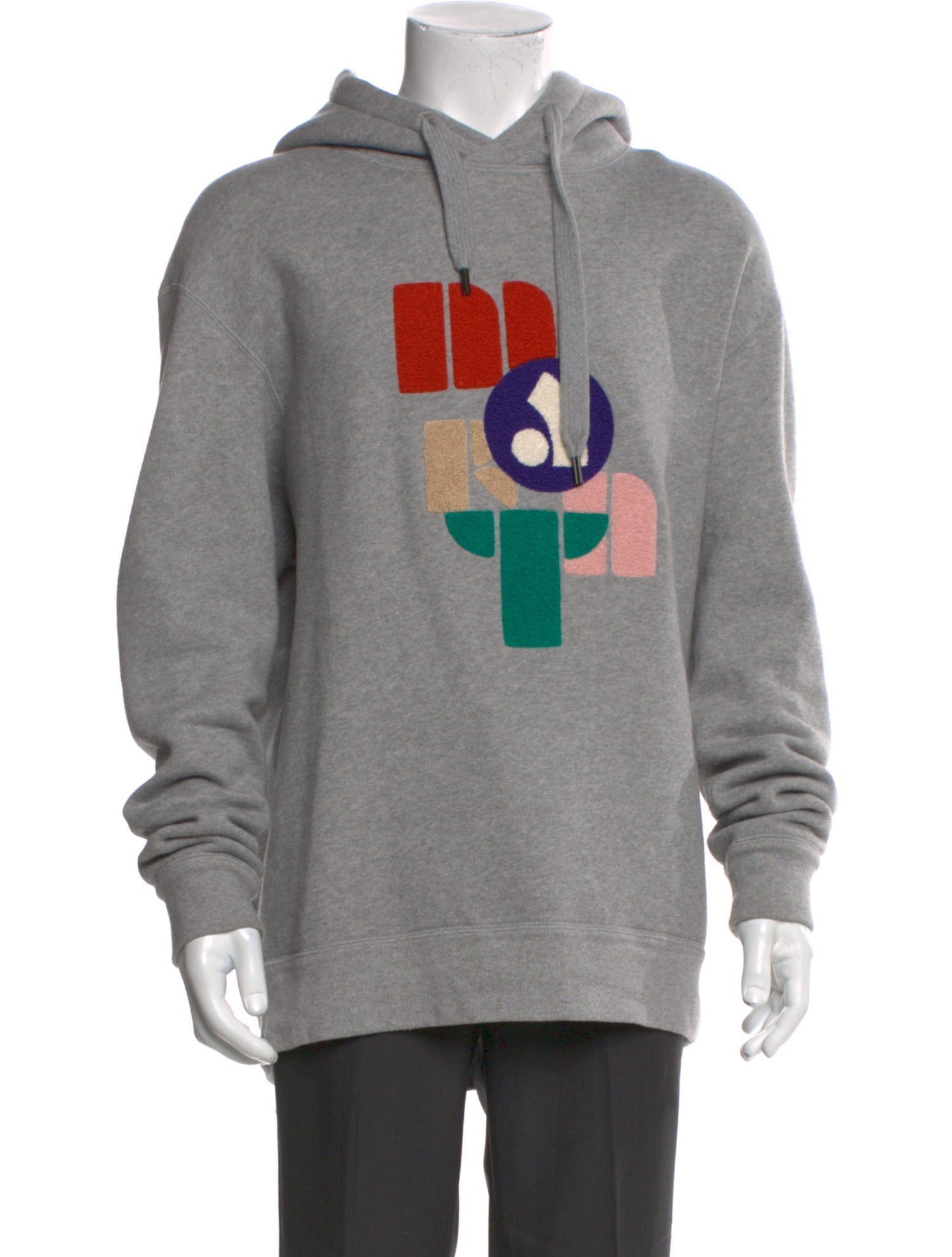 Isabel Marant Graphic Print Crew Neck Hoodie