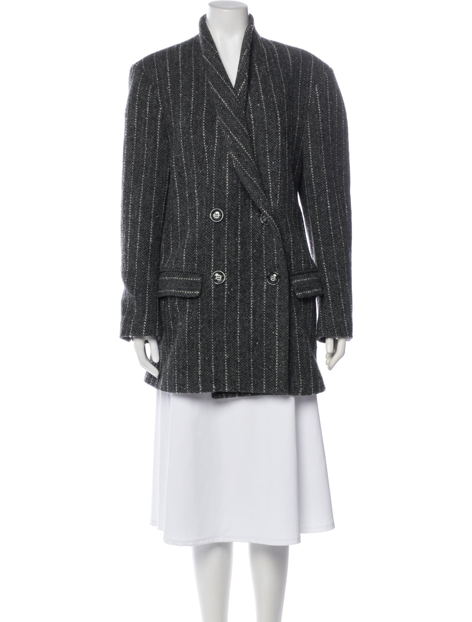 Isabel Marant Virgin Wool Striped Jacket
