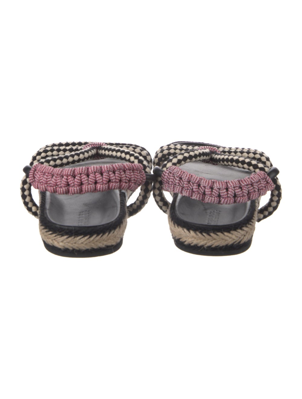 Isabel Marant Raffia Patterned T-Strap Sandals - image 4