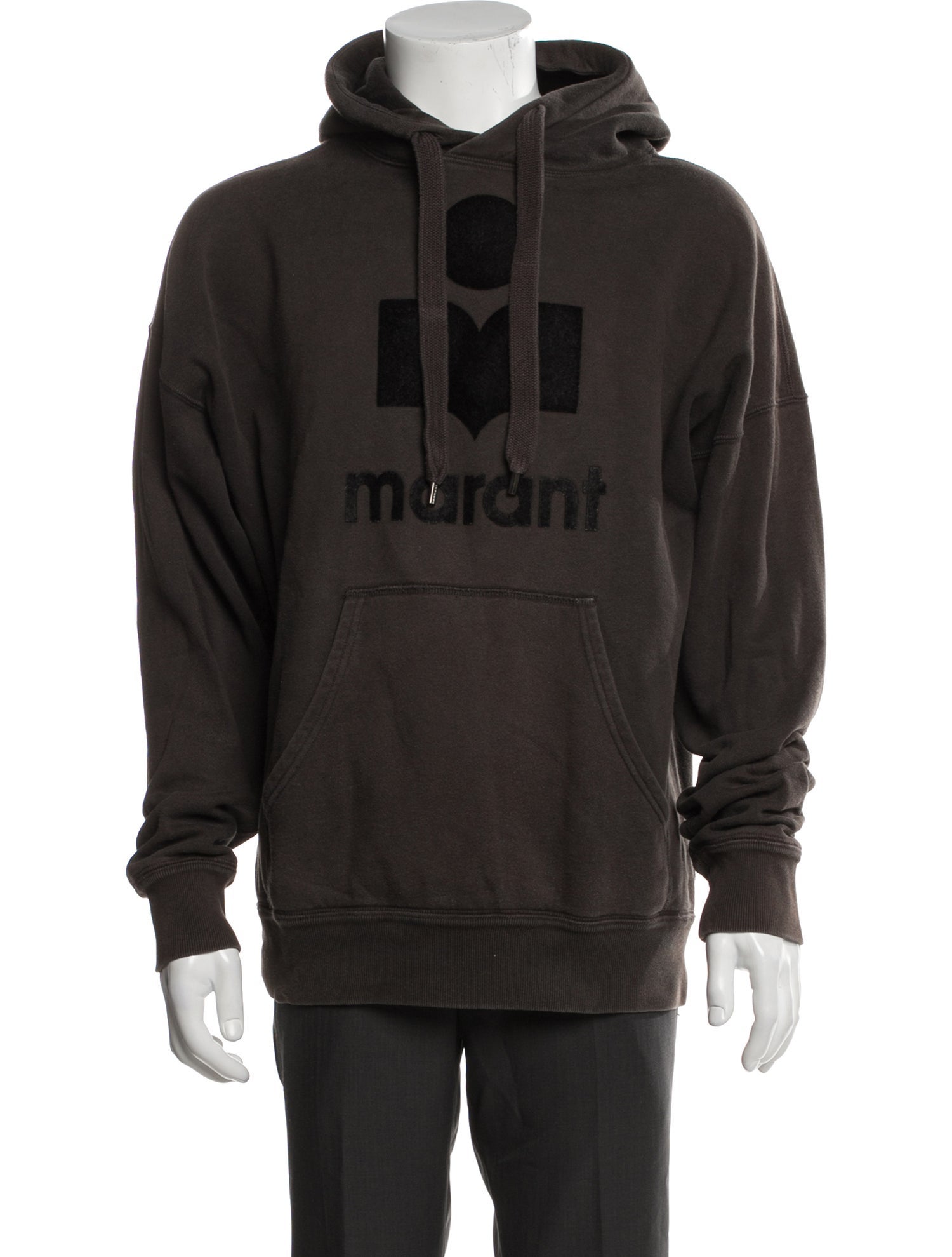 Isabel Marant Graphic Print Crew Neck Hoodie