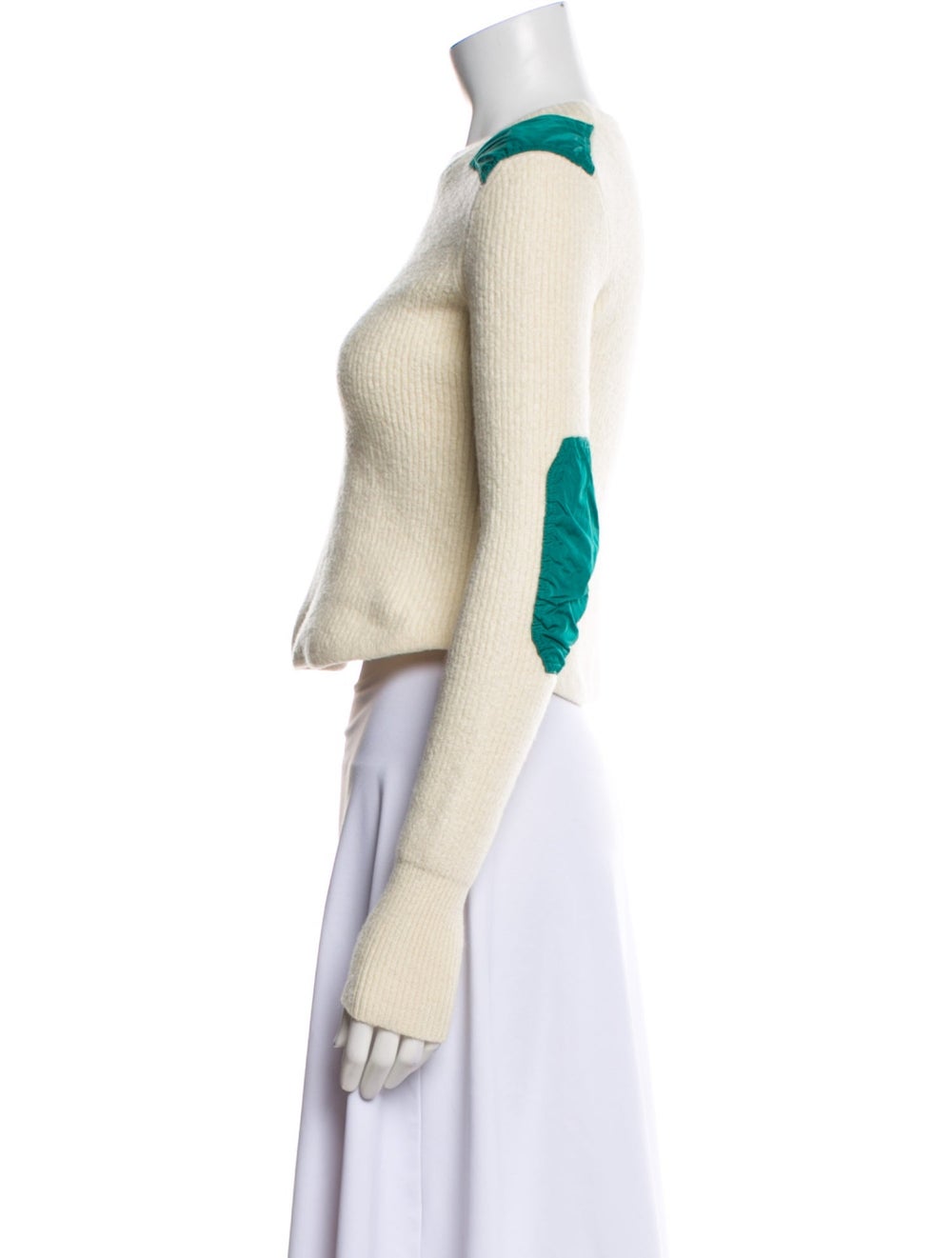 Isabel Marant Wool Colorblock Pattern Sweater - image 2