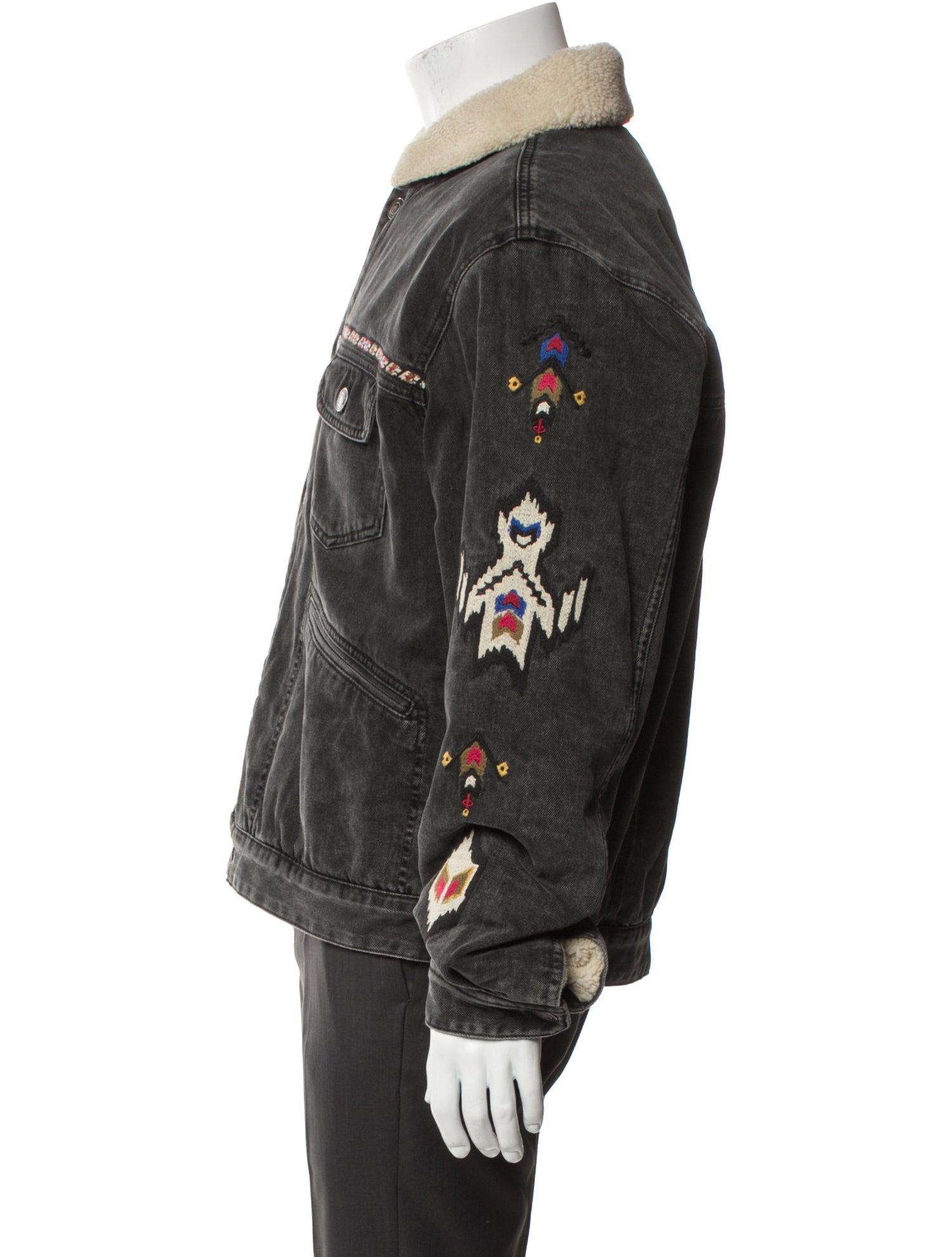 Isabel Marant Printed Denim Jacket w/ Tags