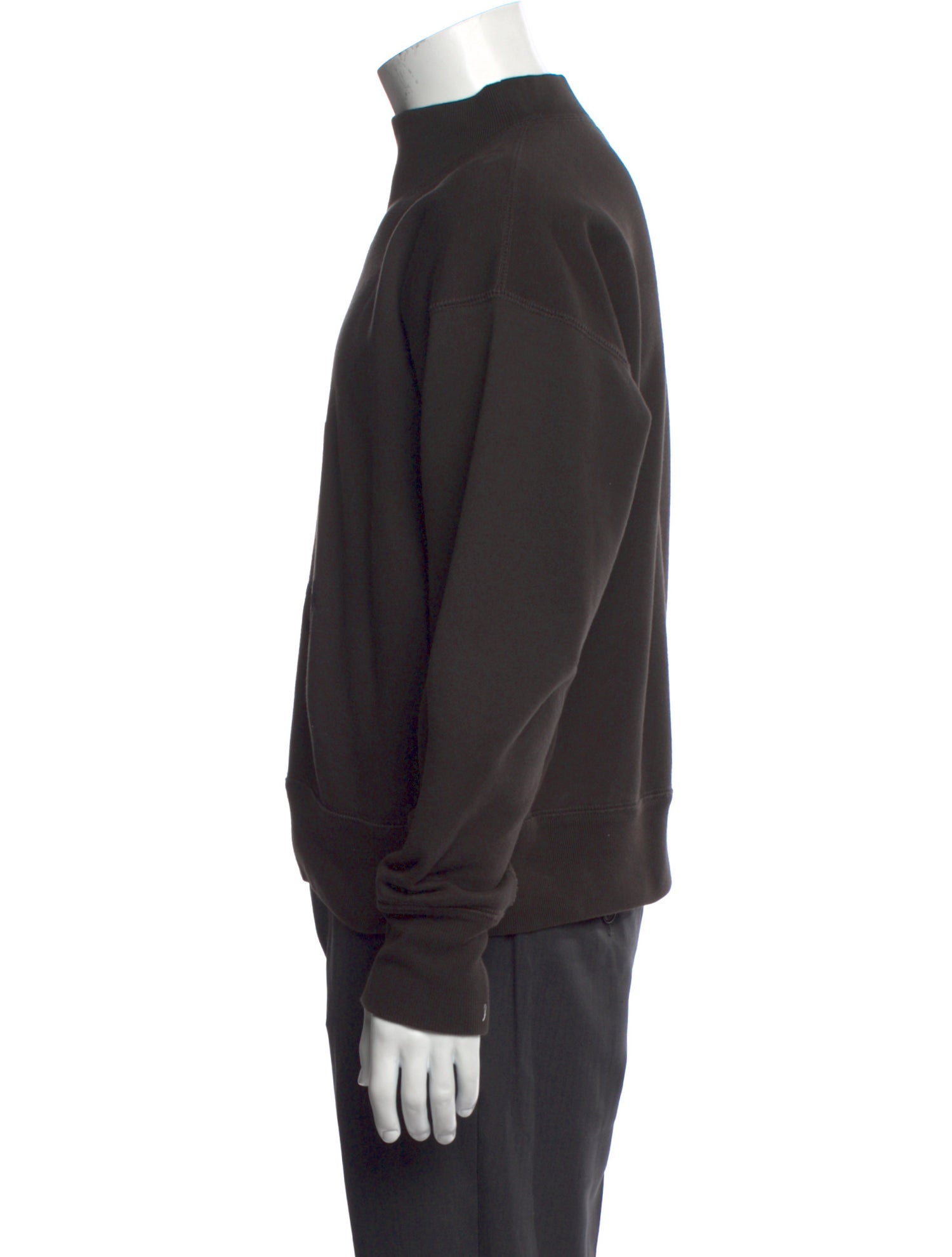 Isabel Marant Graphic Print Mock Neck Sweatshirt