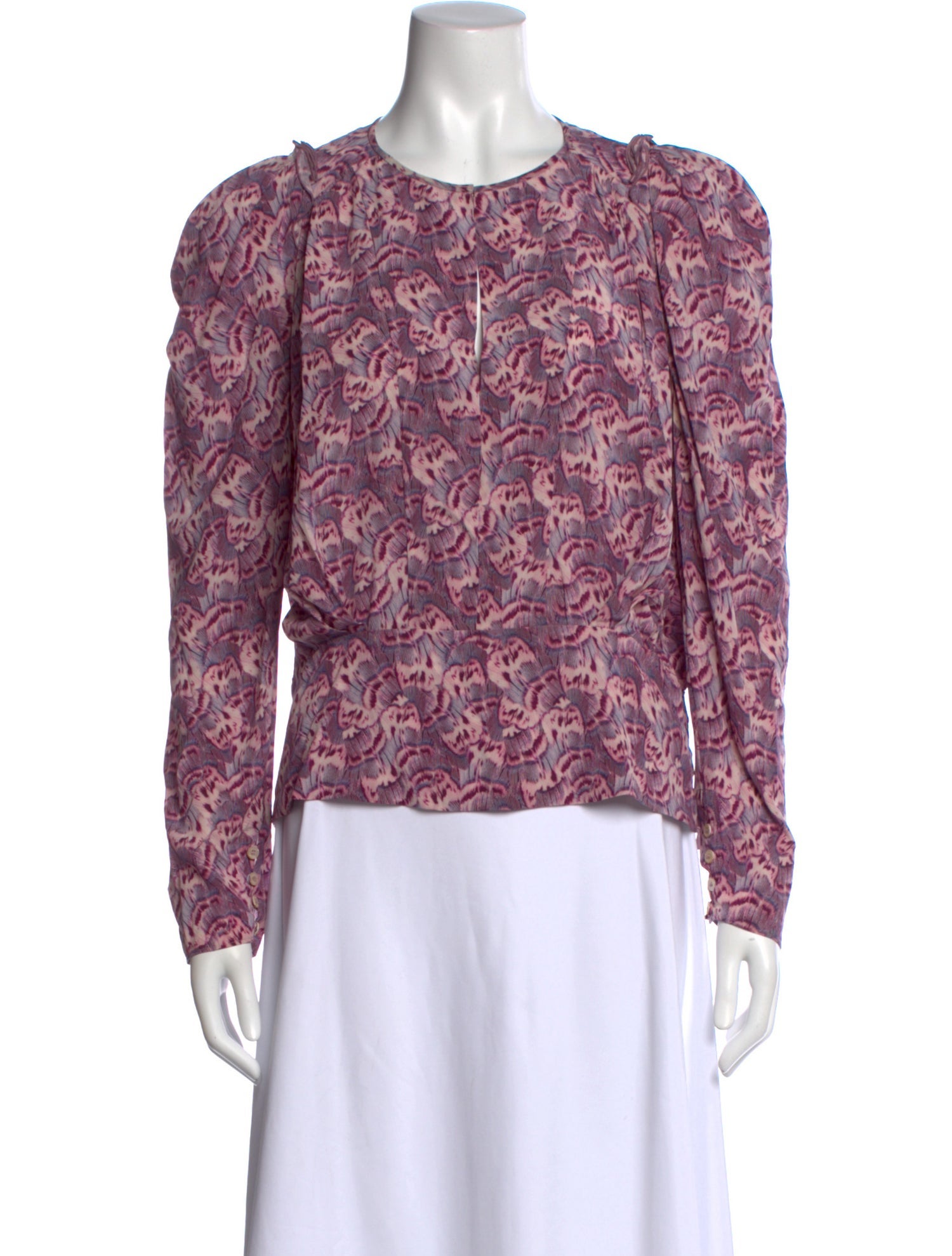 Isabel Marant Silk Patterned Blouse