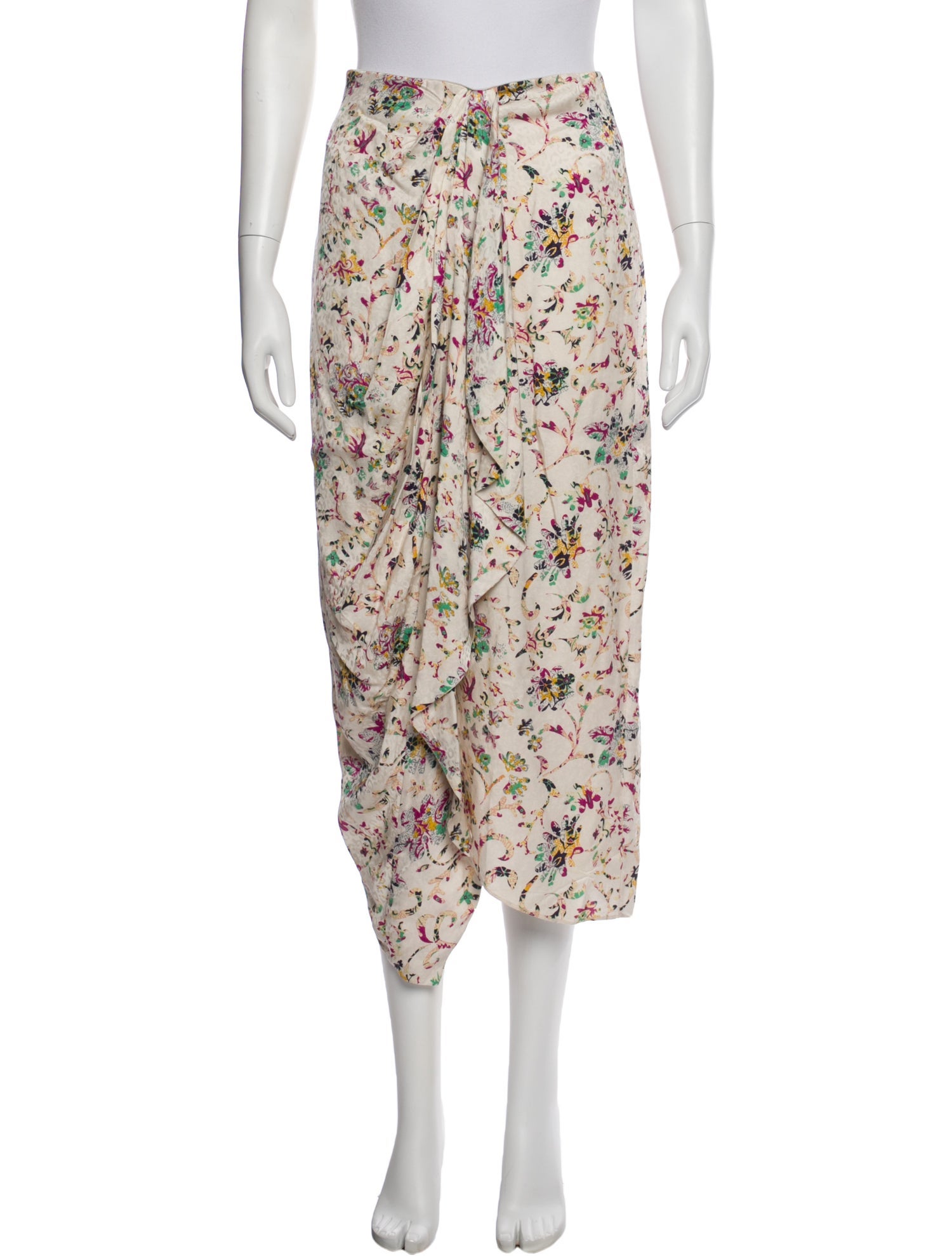 Isabel Marant Printed Midi Length Skirt