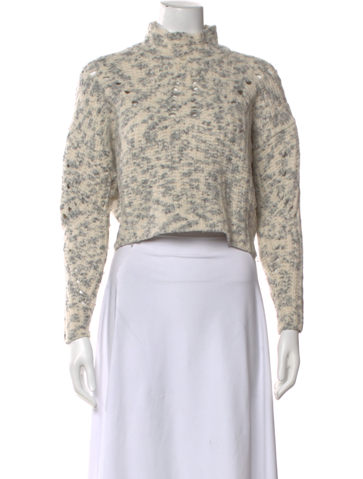 Isabel Marant Merino Wool Animal Print Sweater