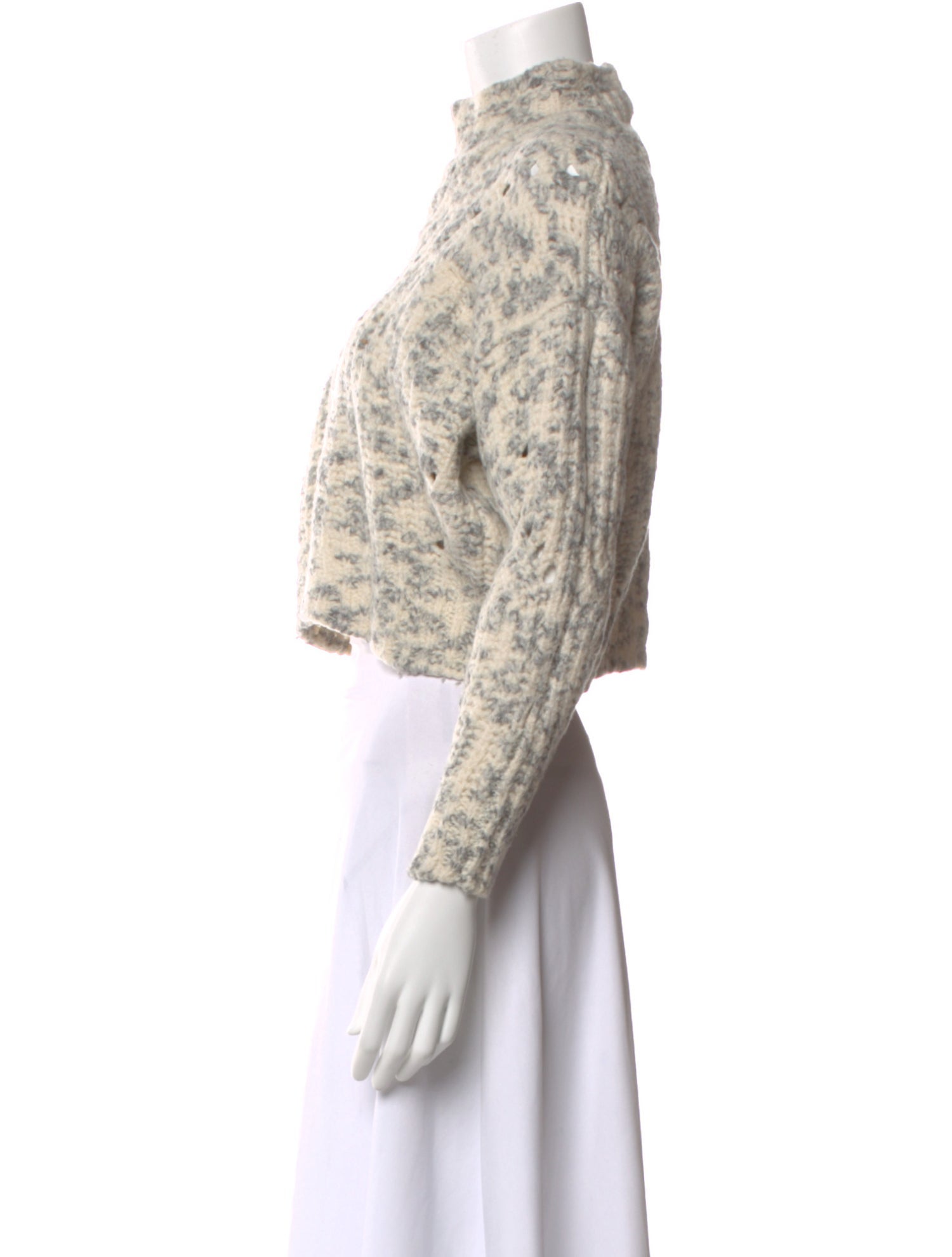 Isabel Marant Merino Wool Animal Print Sweater