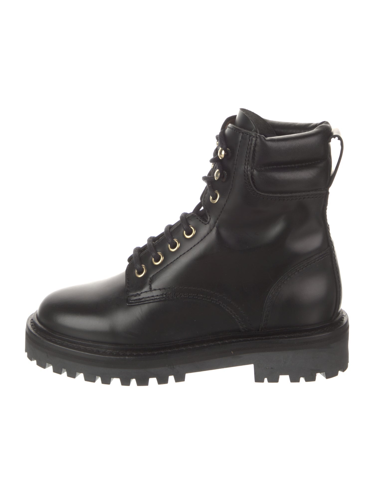 Isabel Marant Leather Combat Boots