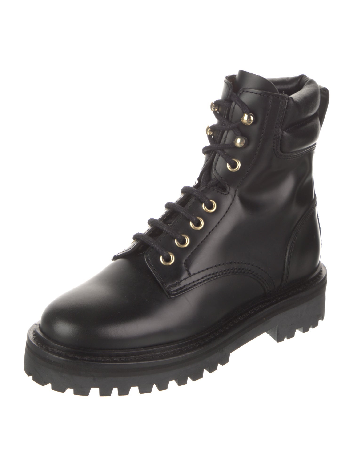 Isabel Marant Leather Combat Boots