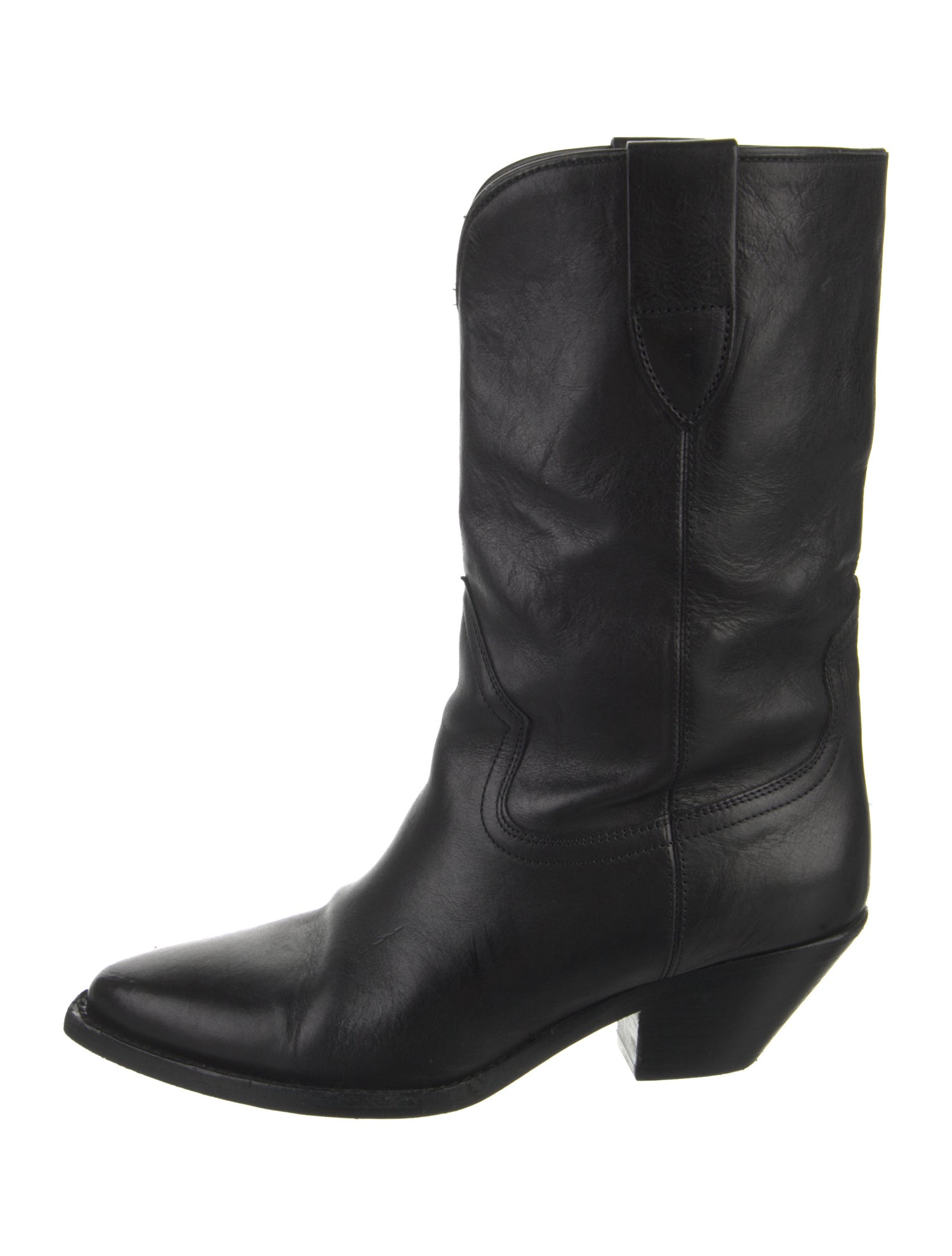 Isabel Marant Leather Western Boots