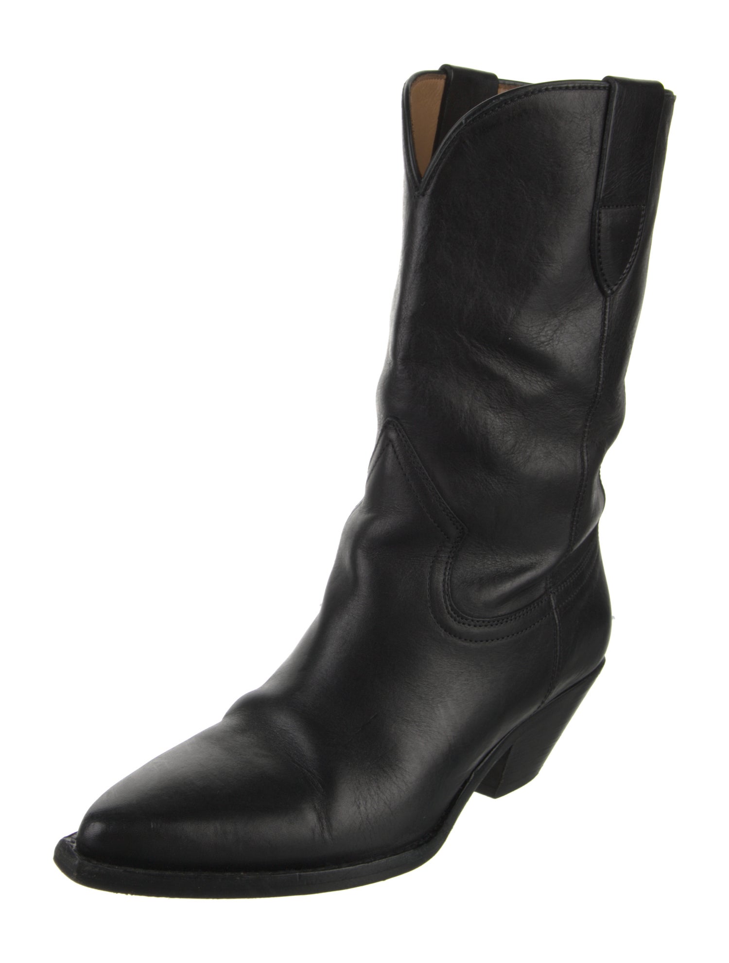 Isabel Marant Leather Western Boots