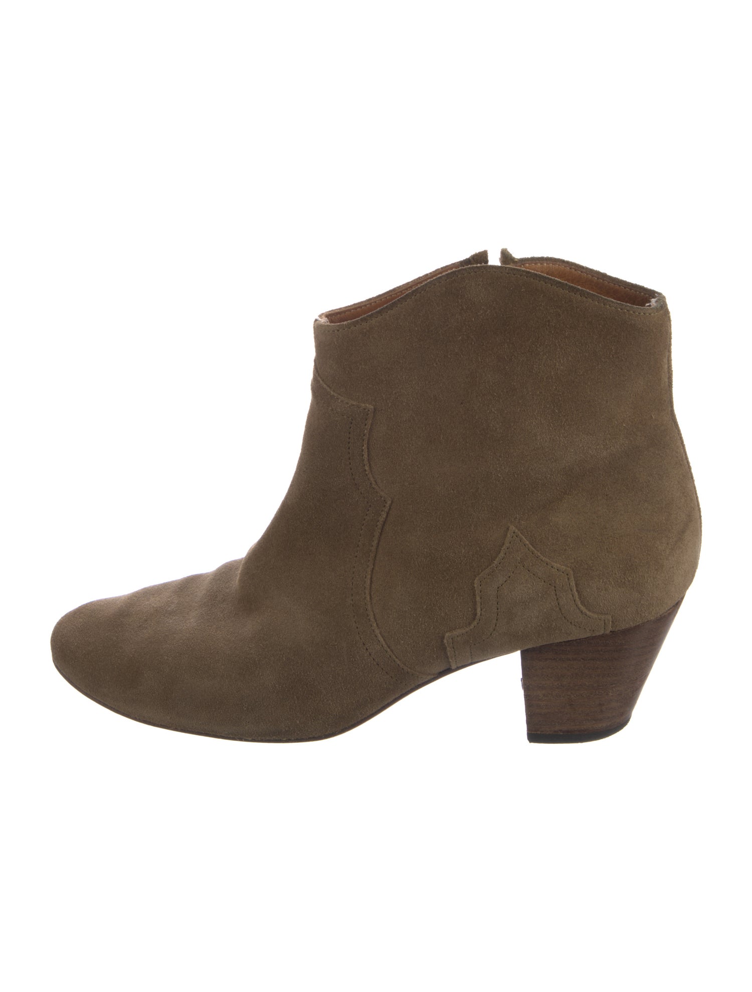 Isabel Marant Suede Western Boots