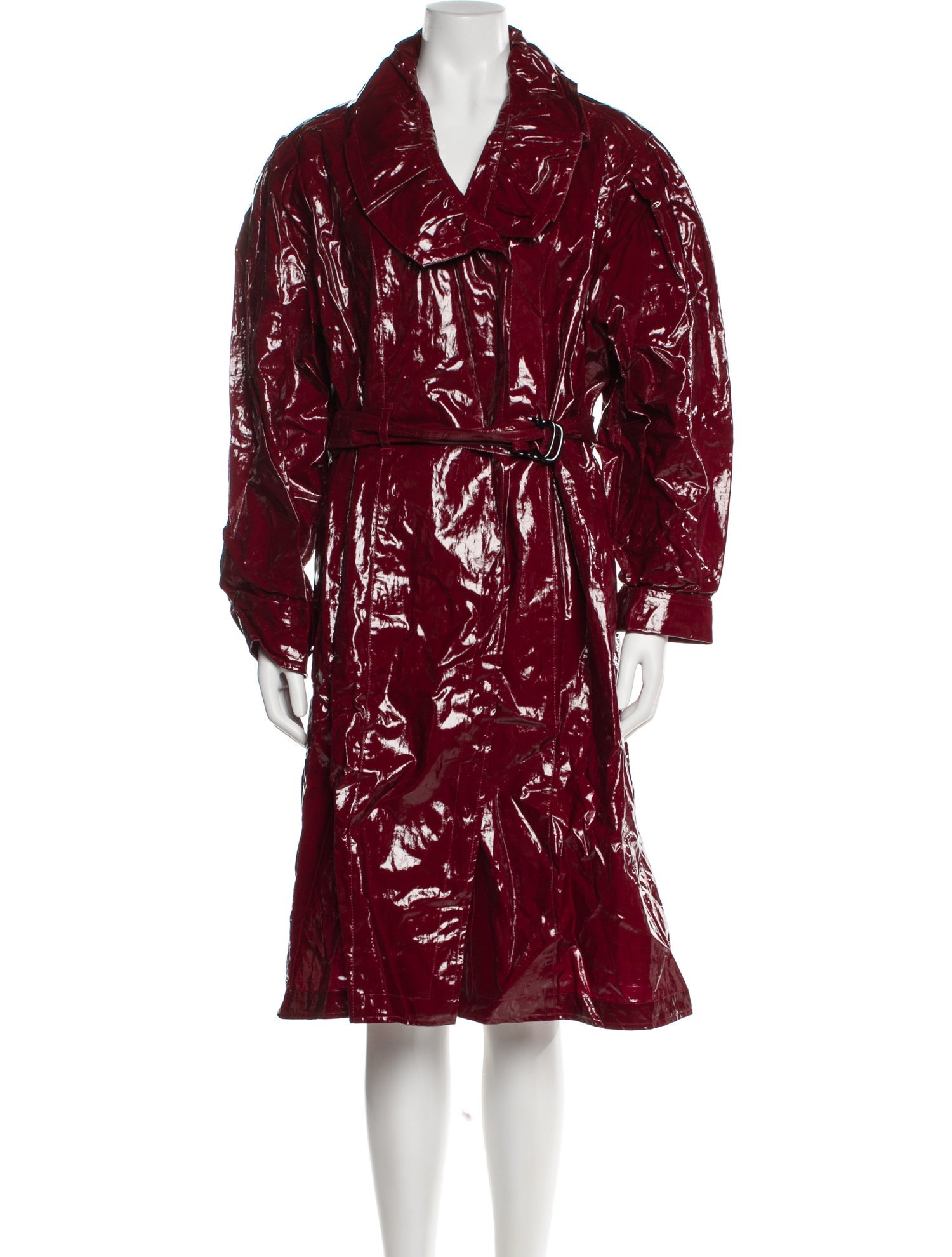 Isabel Marant Linen Printed Trench Coat