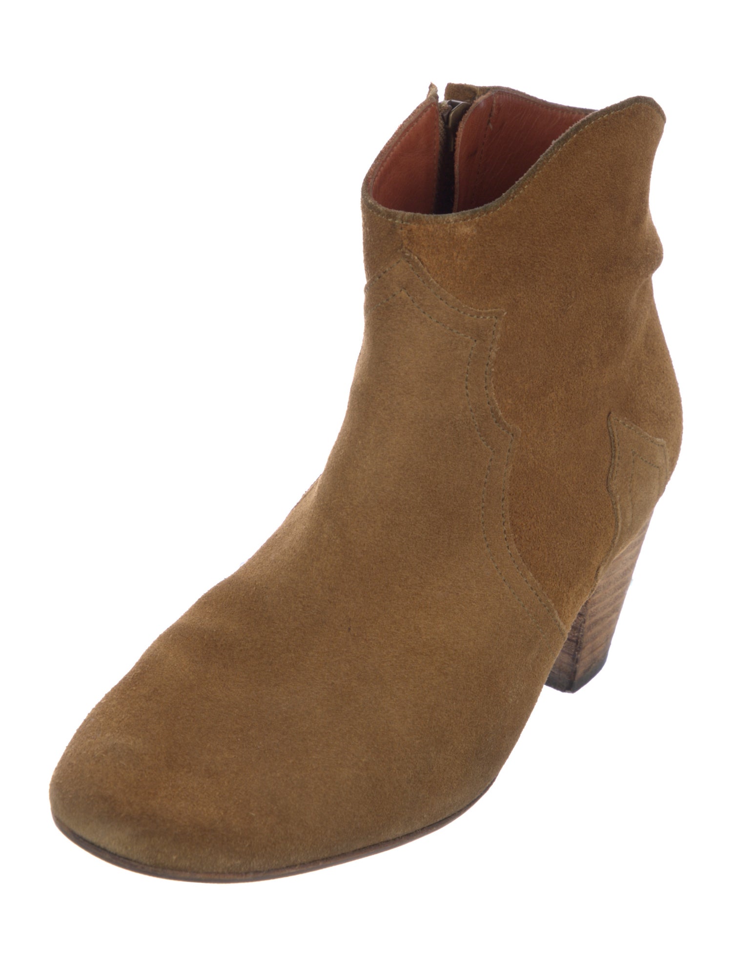 Isabel Marant Suede Western Boots