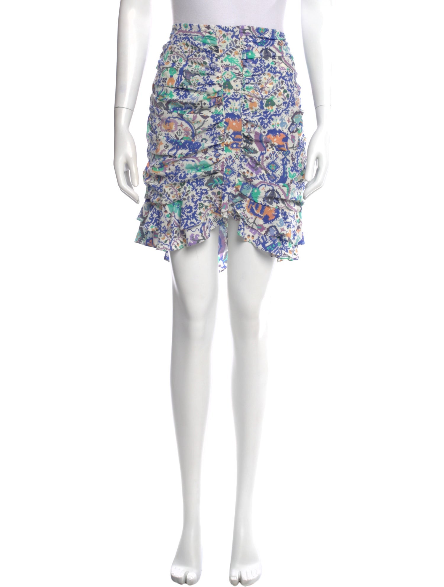 Isabel Marant Silk Knee-Length Skirt