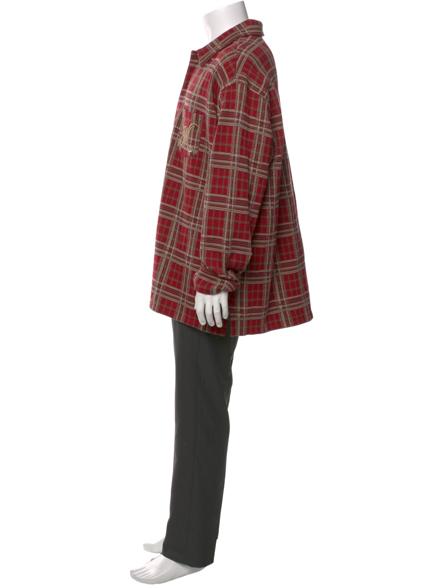 Isabel Marant Plaid Print Crew Neck Polo Shirt w/ Tags