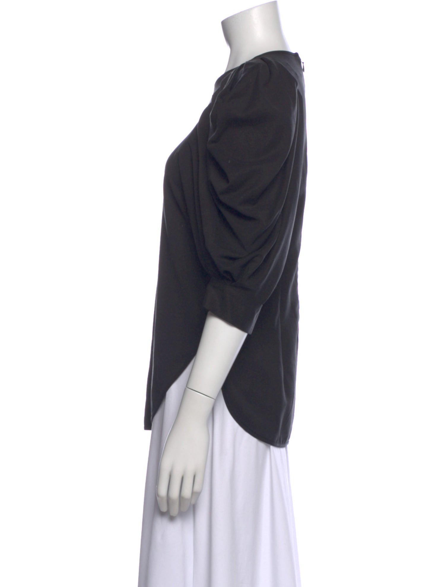 Isabel Marant Crew Neck Three-Quarter Sleeve Top