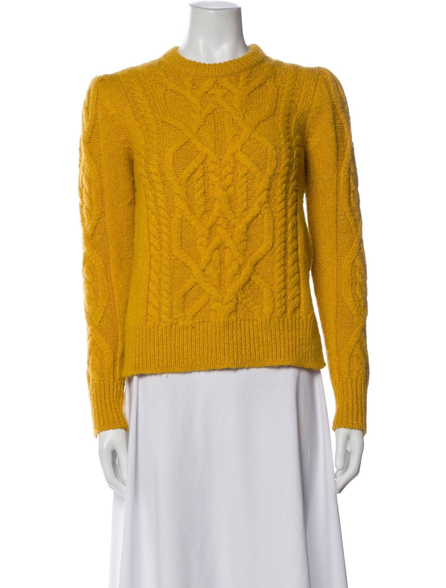 Isabel Marant Baby Alpaca Crew Neck Sweater