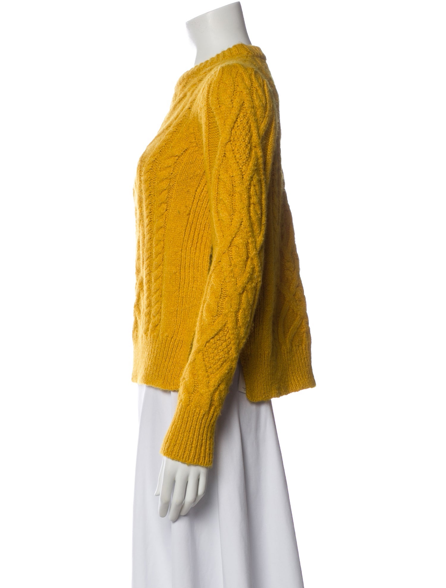 Isabel Marant Baby Alpaca Crew Neck Sweater