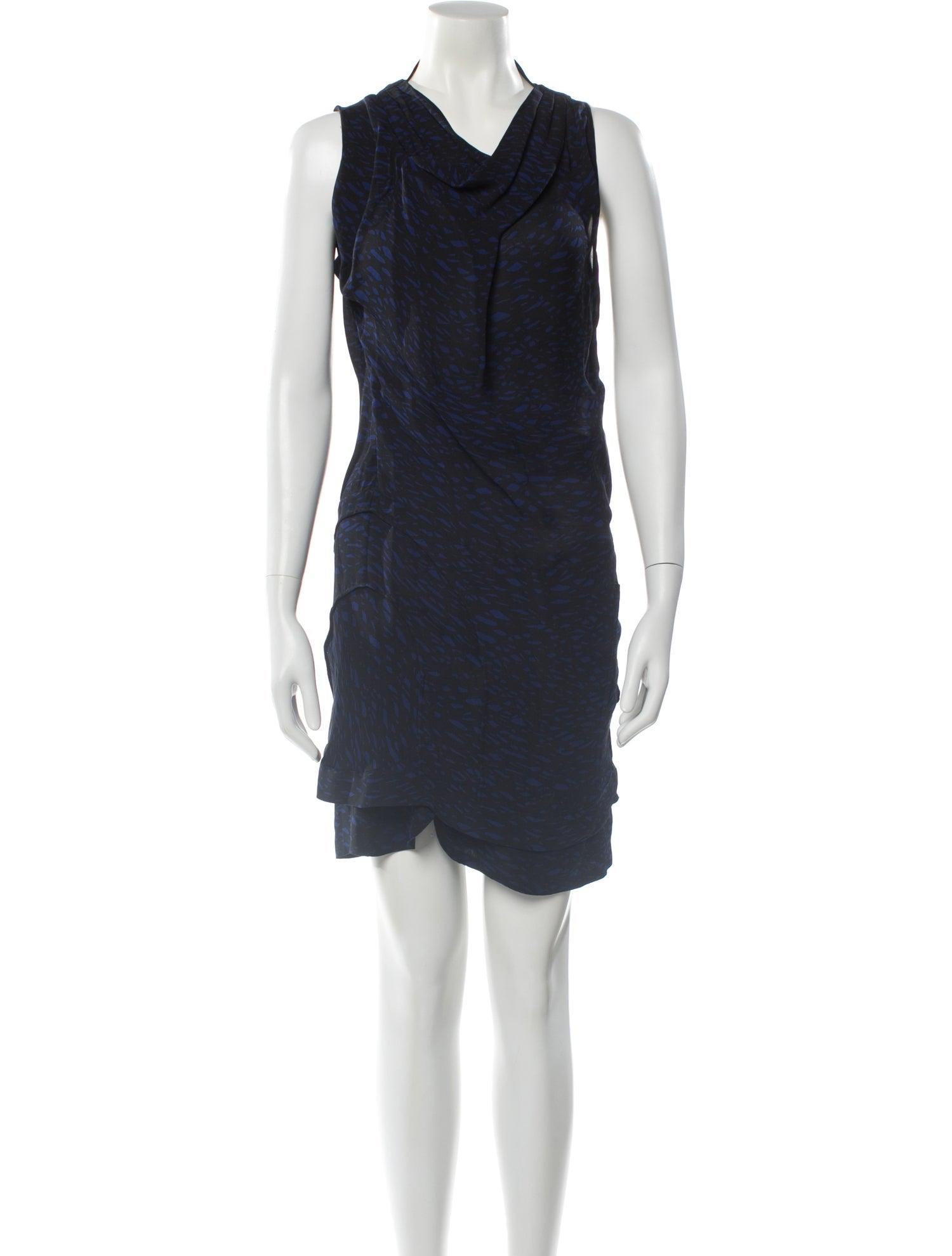 Isabel Marant Cowl Neck Mini Dress